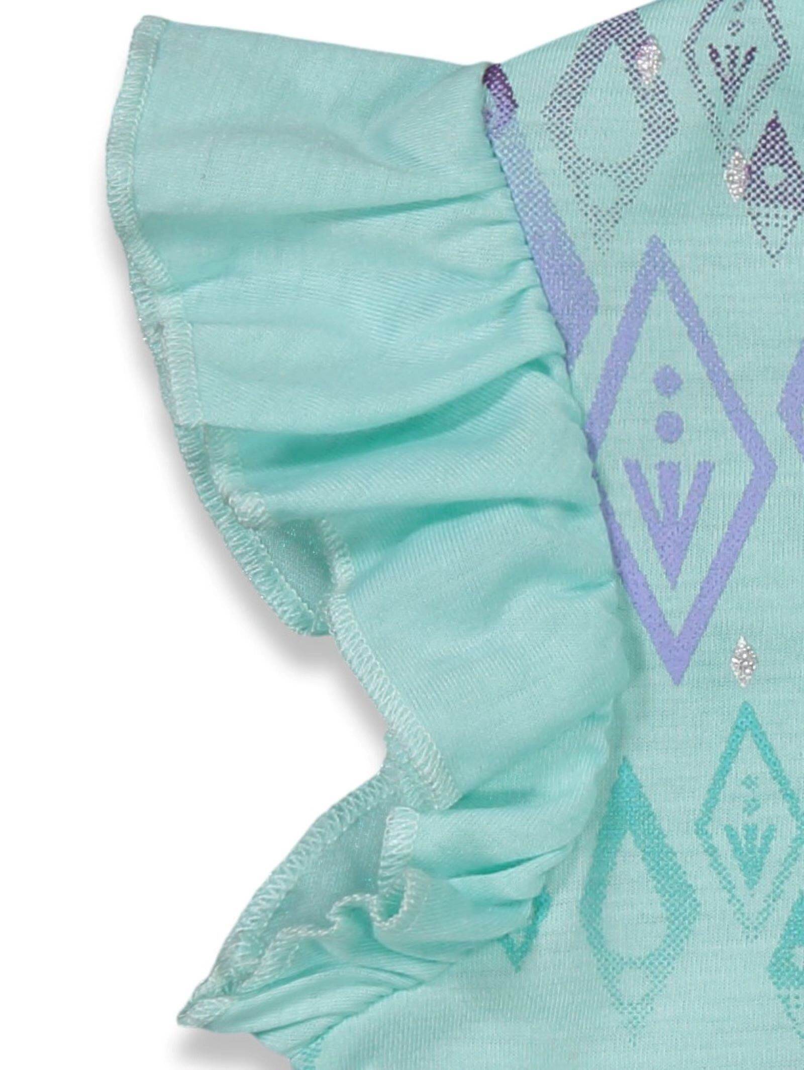 Disney Frozen Girls' 2-Piece T-Shirt and Bike Shorts Set
