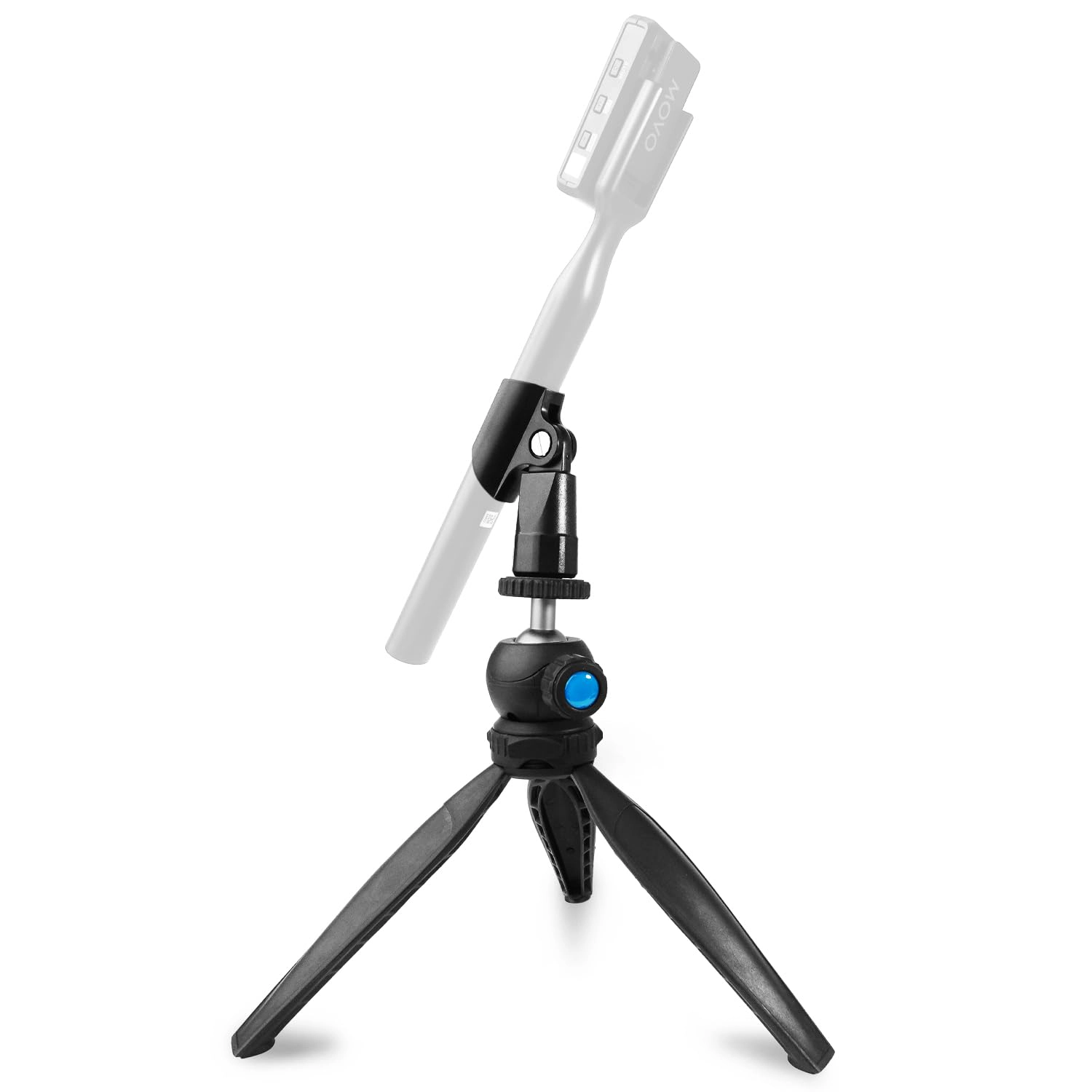 Movo HMT-2 Tabletop Tripod Microphone Stand for Movo WMX-HM and Rode Interview Go Handheld Wireless Mic Adapters
