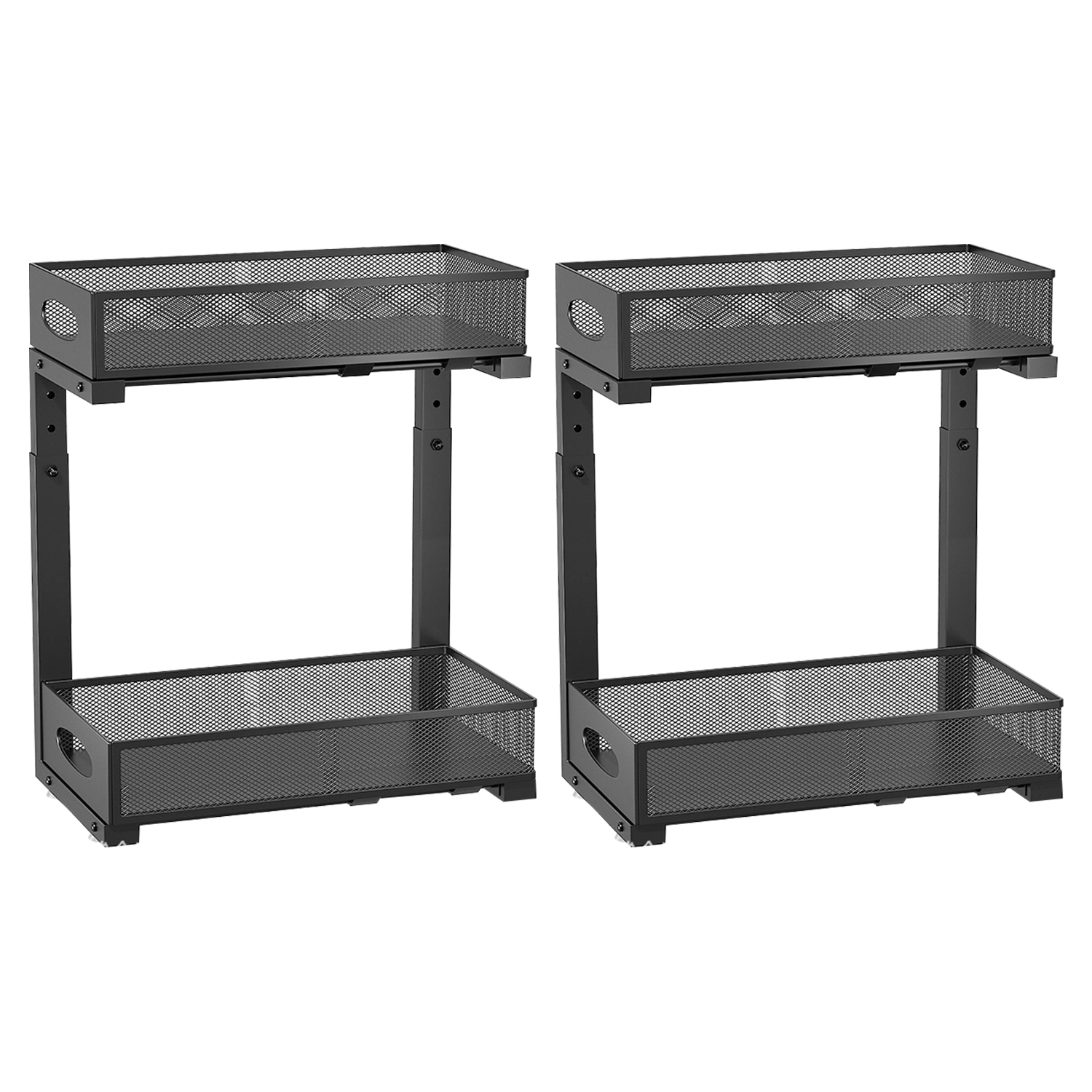 GBruno 2-Tier Pull-Out Under Sink Organizer 2 Pcs