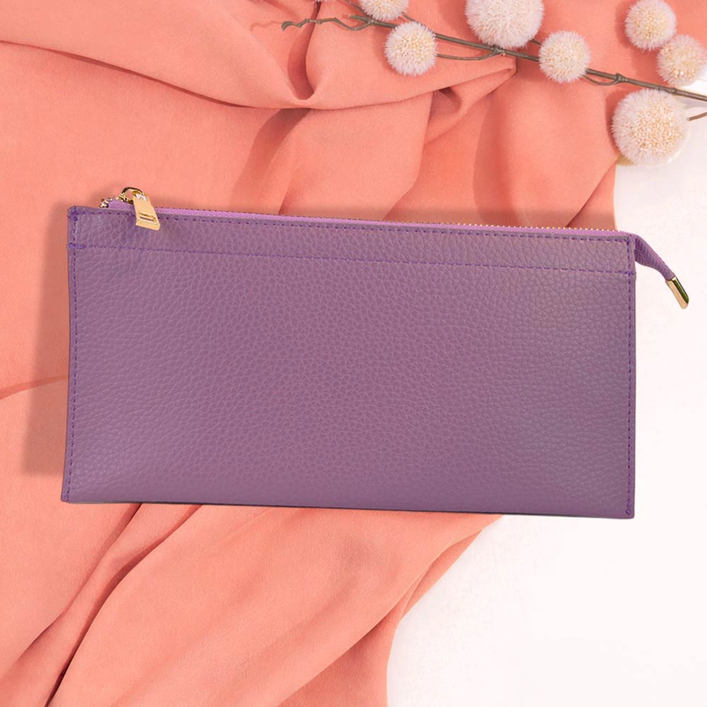 Fashnzfab Faux Leather Slim Wallet Crossbody Bag