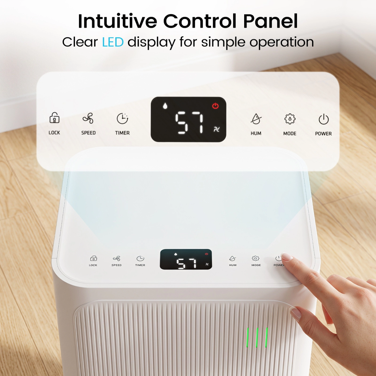 SUGIFT 32-Pint Dehumidifier for Home