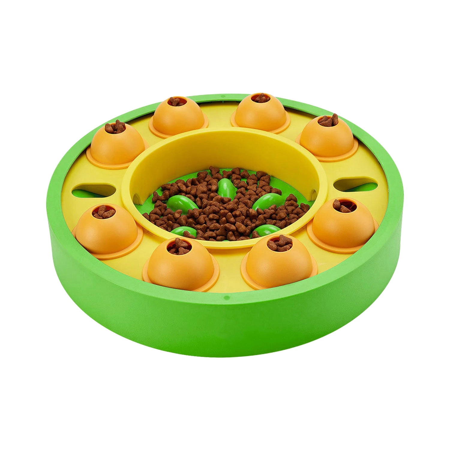 GBruno Interactive Puzzle Dog Food Feeder Slow Bowl