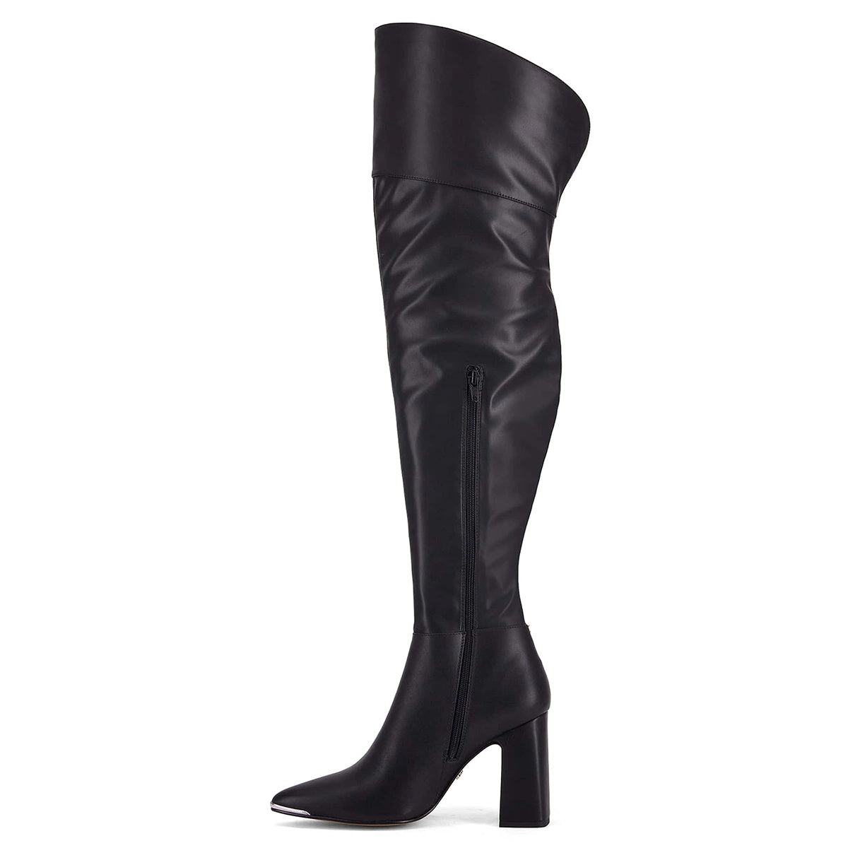 Andrea Over The Knee Leatherette Boots