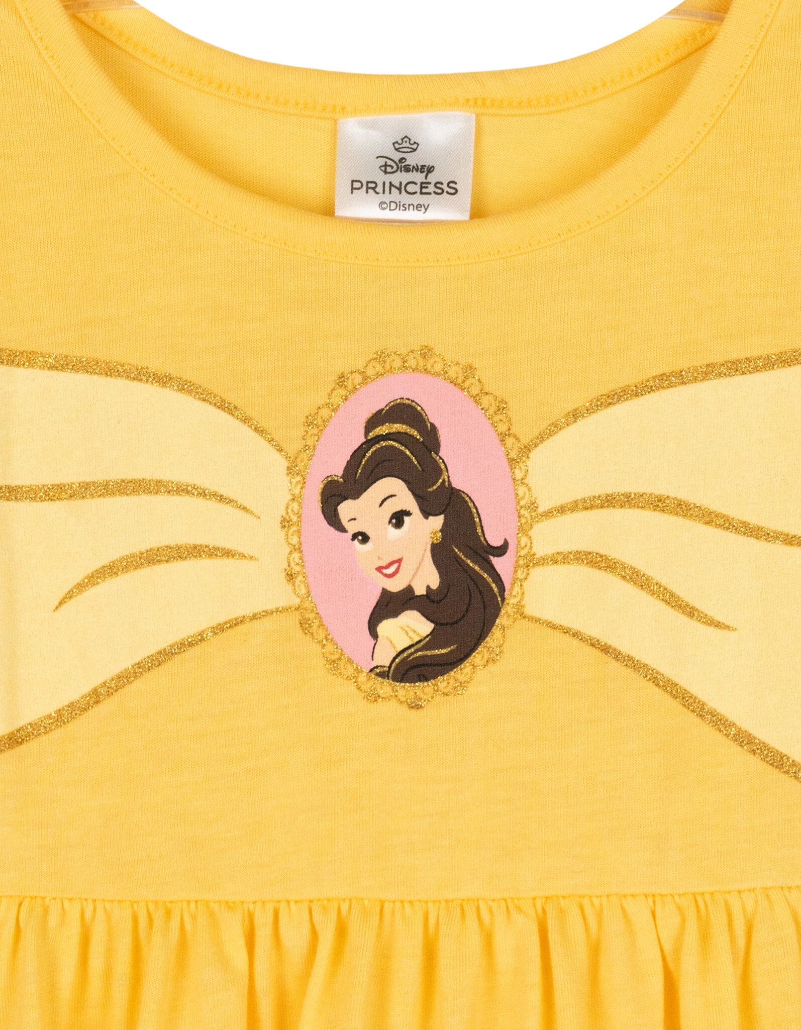 Disney Princess Girls' Cosplay Short Sleeve Dress