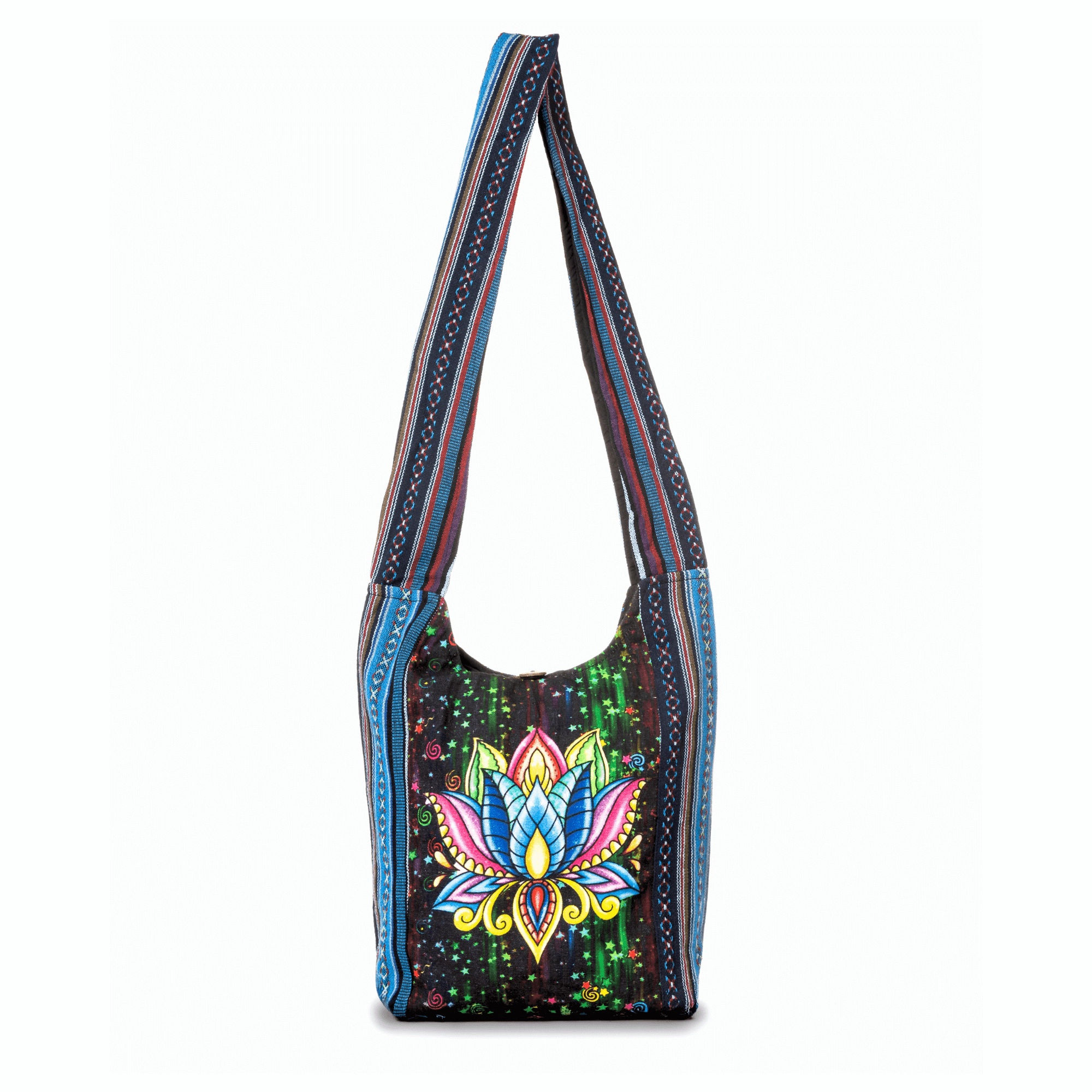 Kathmandu Collection Womens Lotus Handmade Hobo Bag