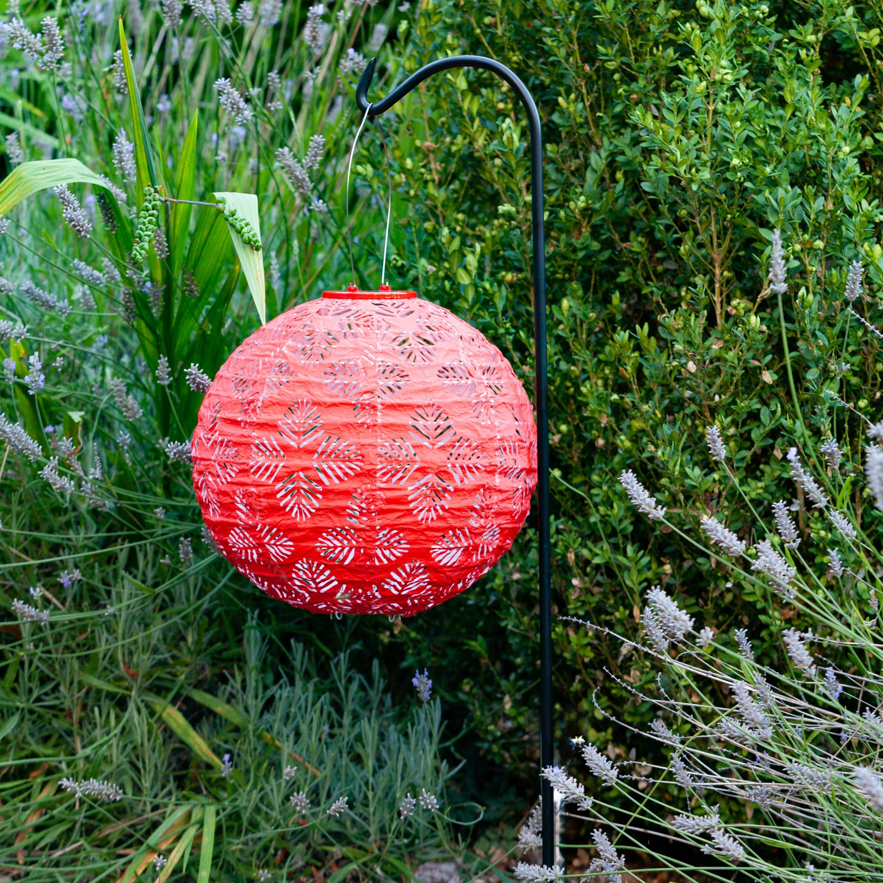 Allsop Home & Garden Soji Stella Brights Geo Palm 12 Solar Lantern