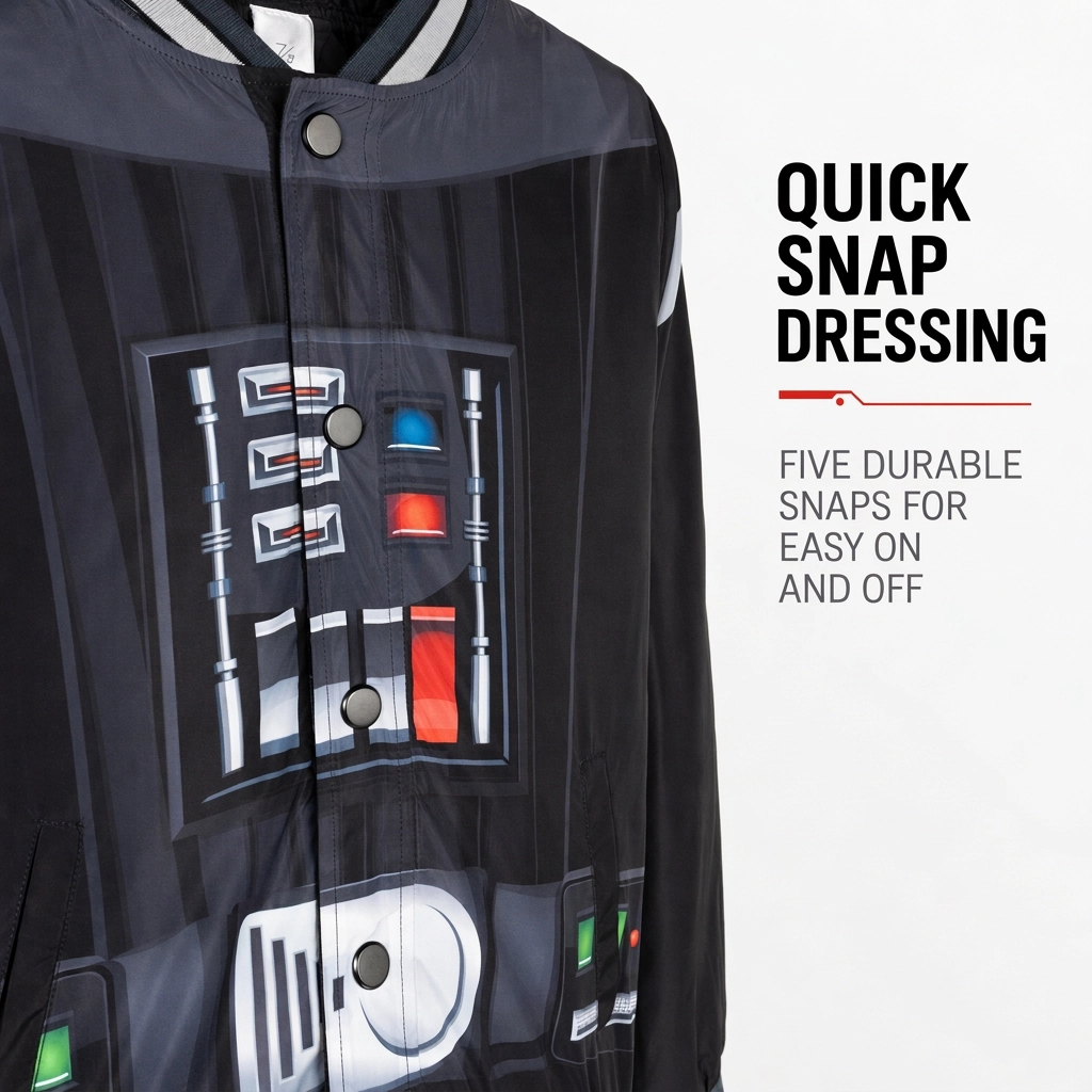 Star Wars Darth Vader Boys' Cosplay Hooded Bomber Jacket