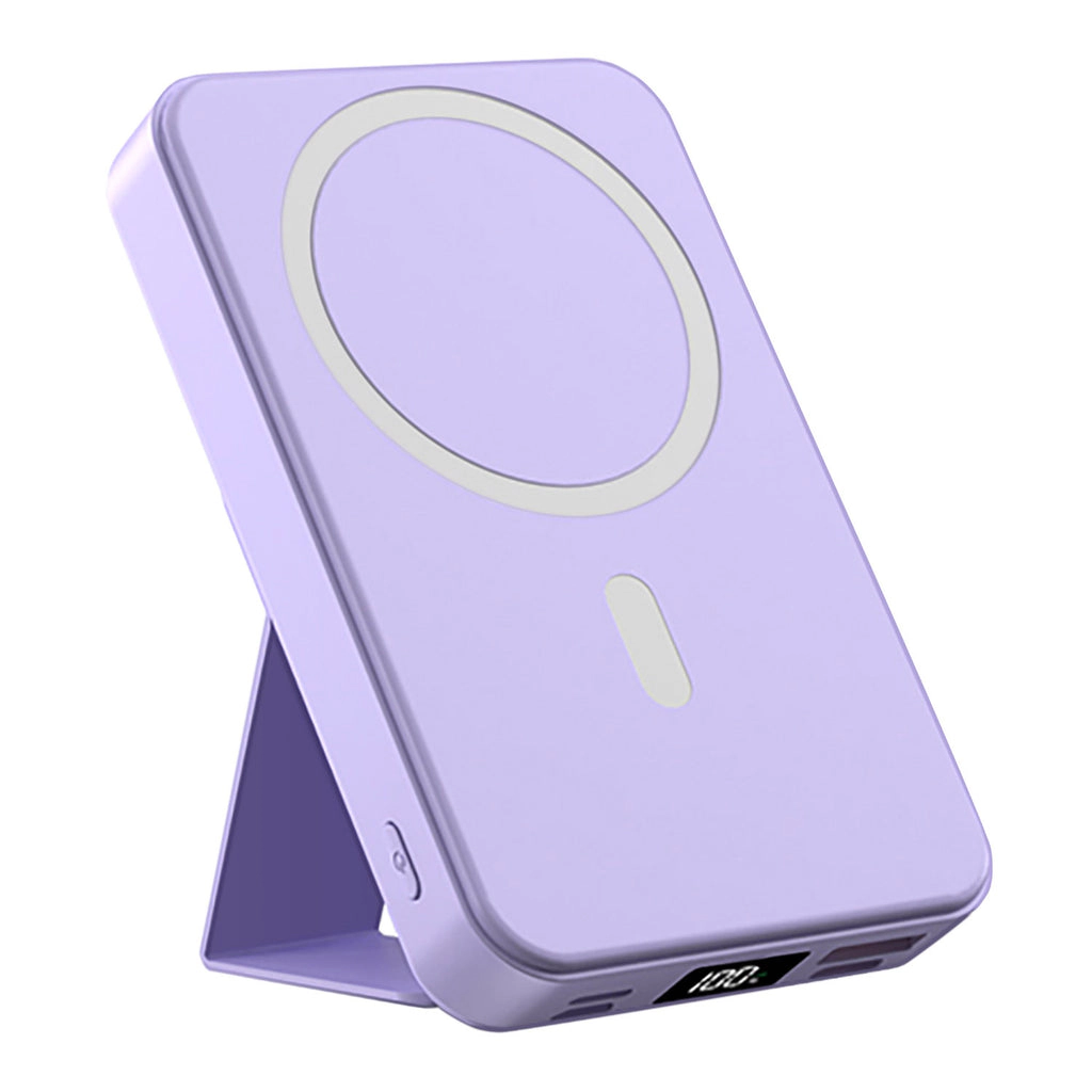 Alpha Digital 10,000mAh, Magnetic Wireless Charging, Phone Stand - Power Bank