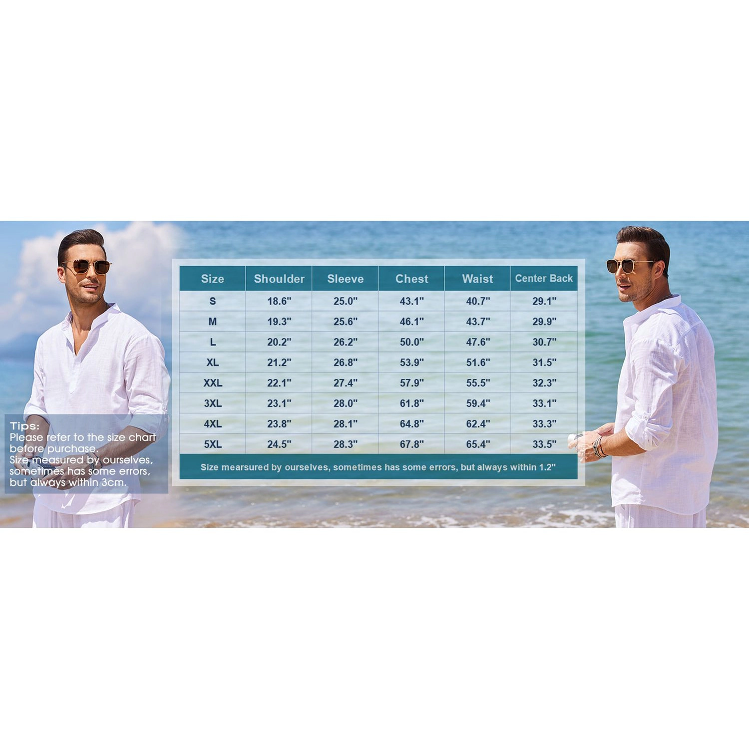 COOFANDY Mens Casual Long Sleeve Shirts Fall Henley V Neck Solid Curved Hem Tops