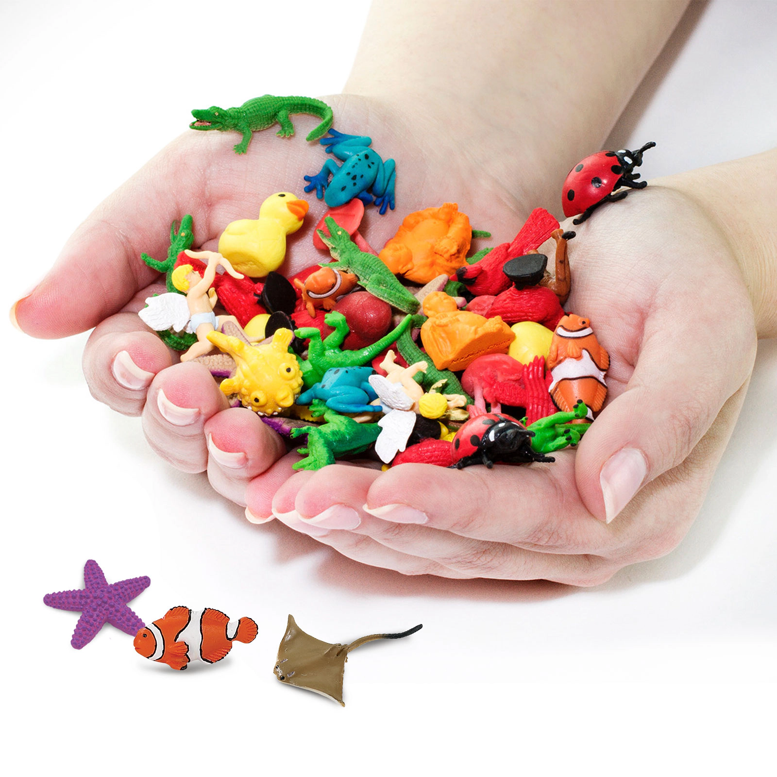 Safari Ltd. - Mini Ocean Animals s Fun Pack - 8 Mini Toy Figurines for Kids