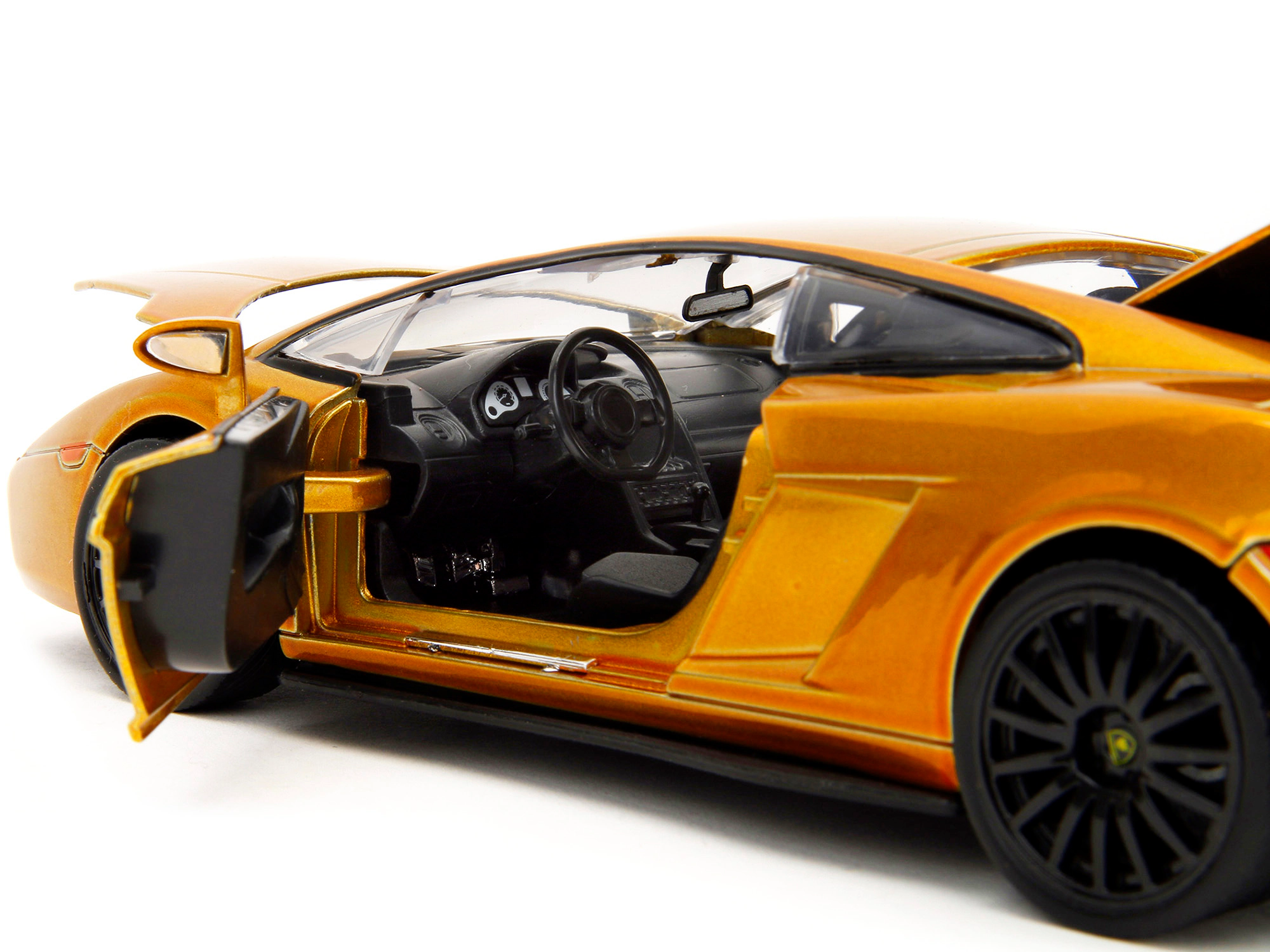 Jada Lamborghini Gallardo Gold Metallic "Fast X" (2023) Movie "Fast & Furious" Series 1/24 Diecast Model Car by Jada