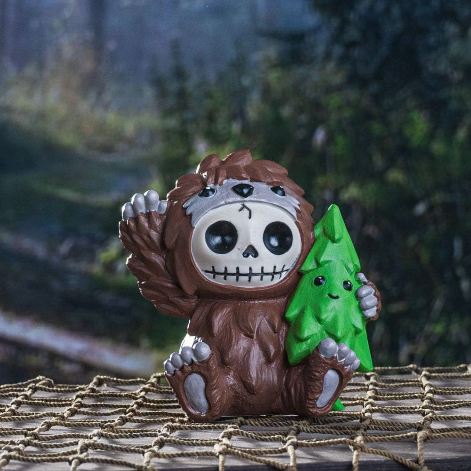 Pacific Giftware Furrybones Bigfoot Skeleton in Sasquatch Costume Figurine 3 inch