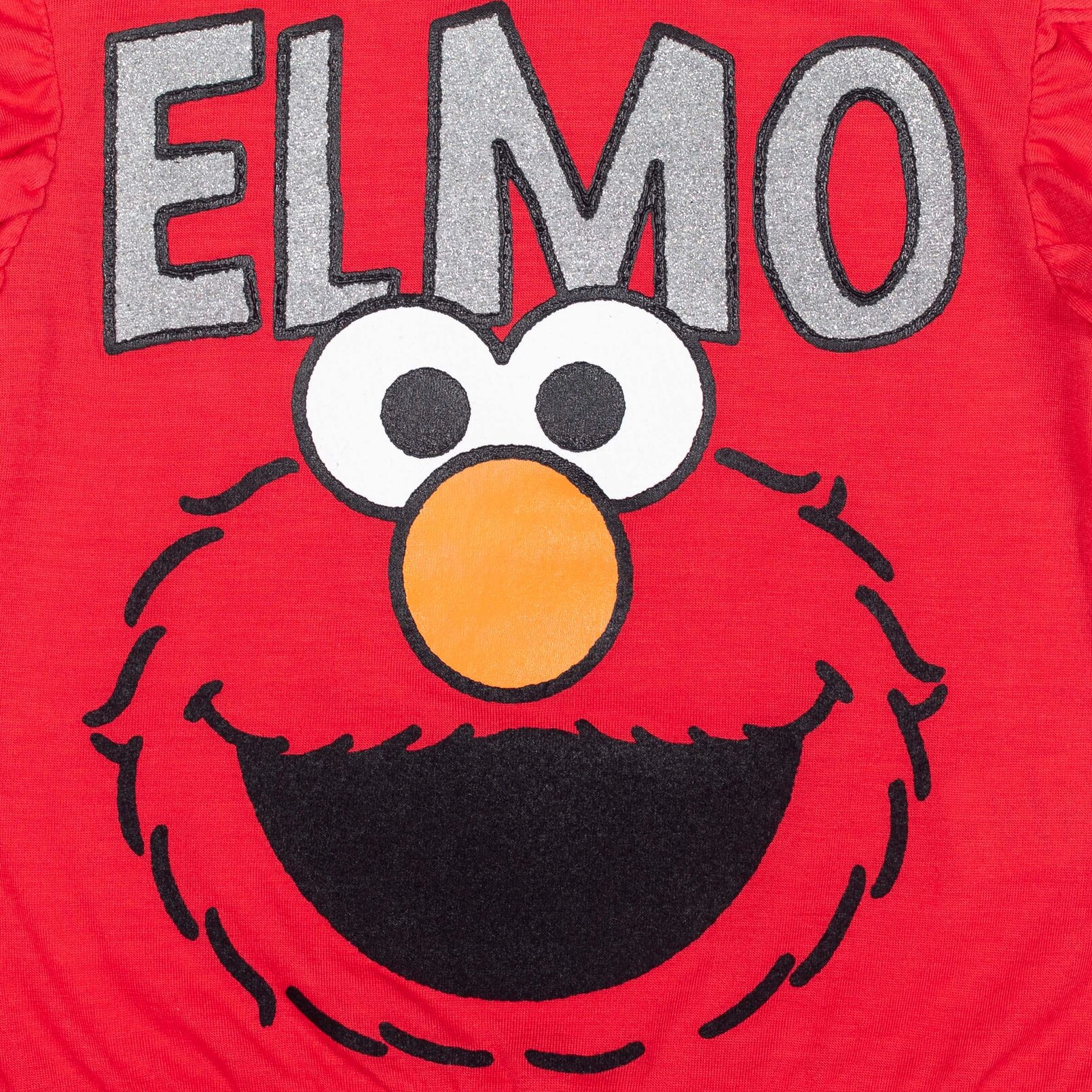 Sesame Street Girls' 2-Piece T-Shirt and French Terry Shorts Set