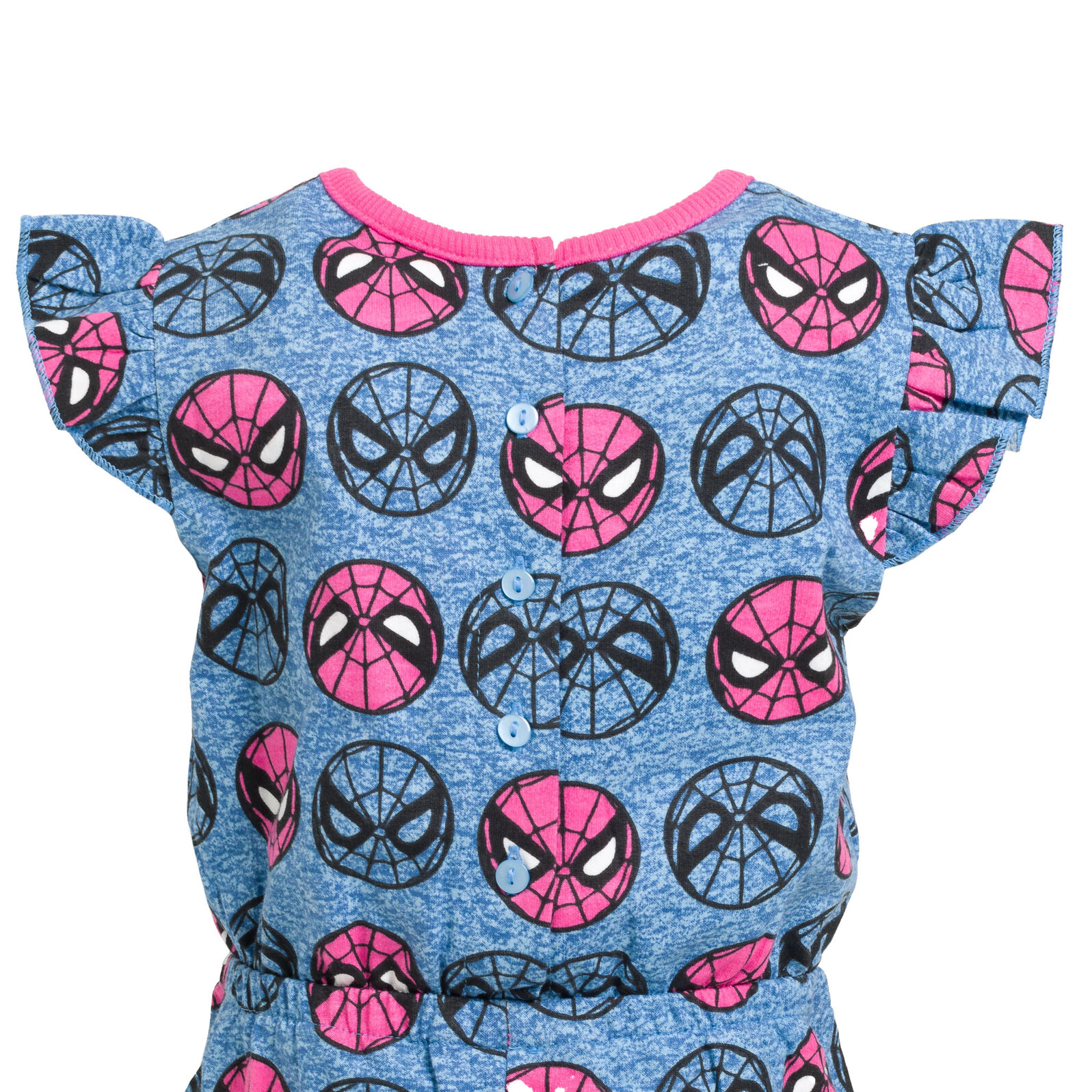 Marvel Spider-Man Girls' One Piece Romper