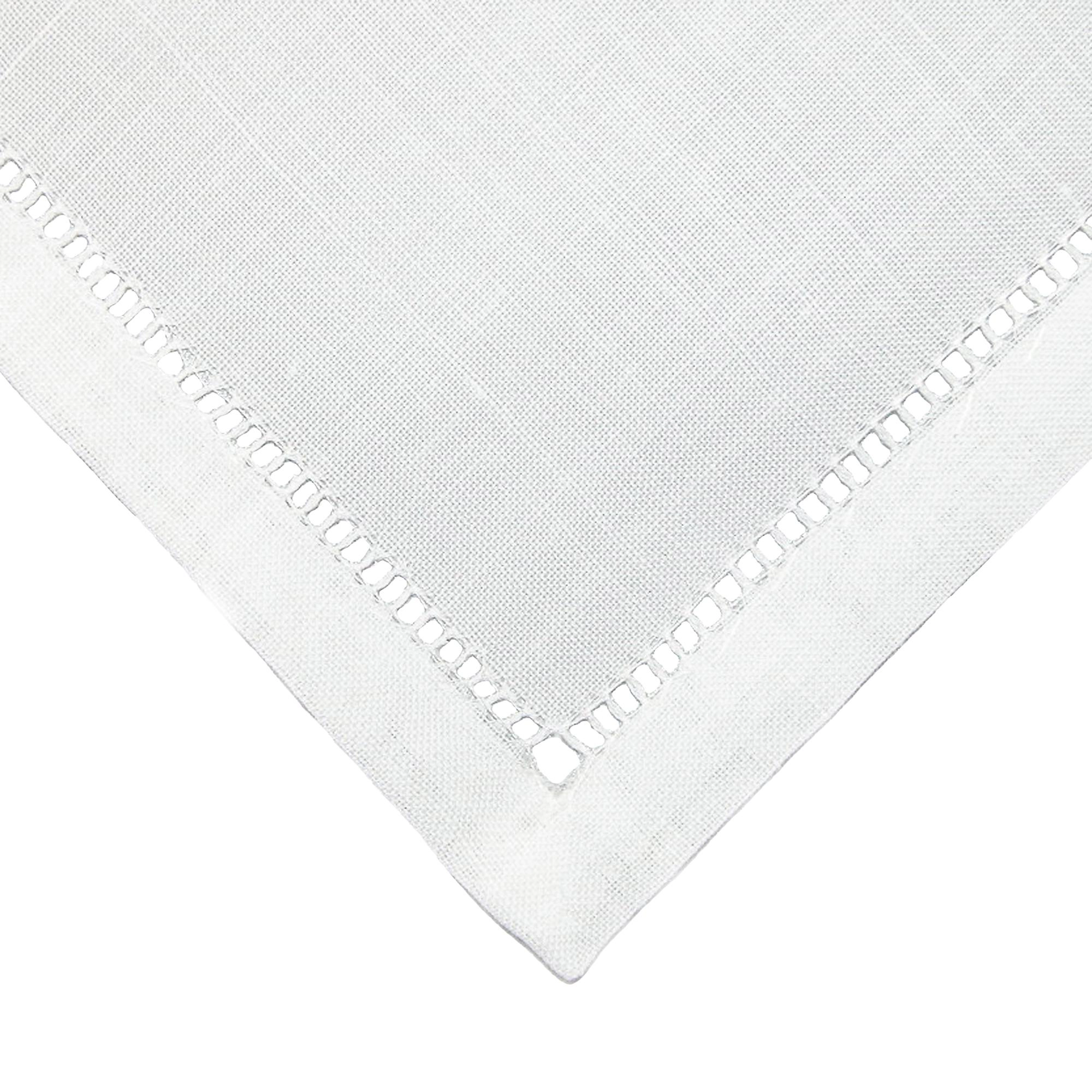 CTM Linen Hemstitched Wedding or Christening Handkerchief