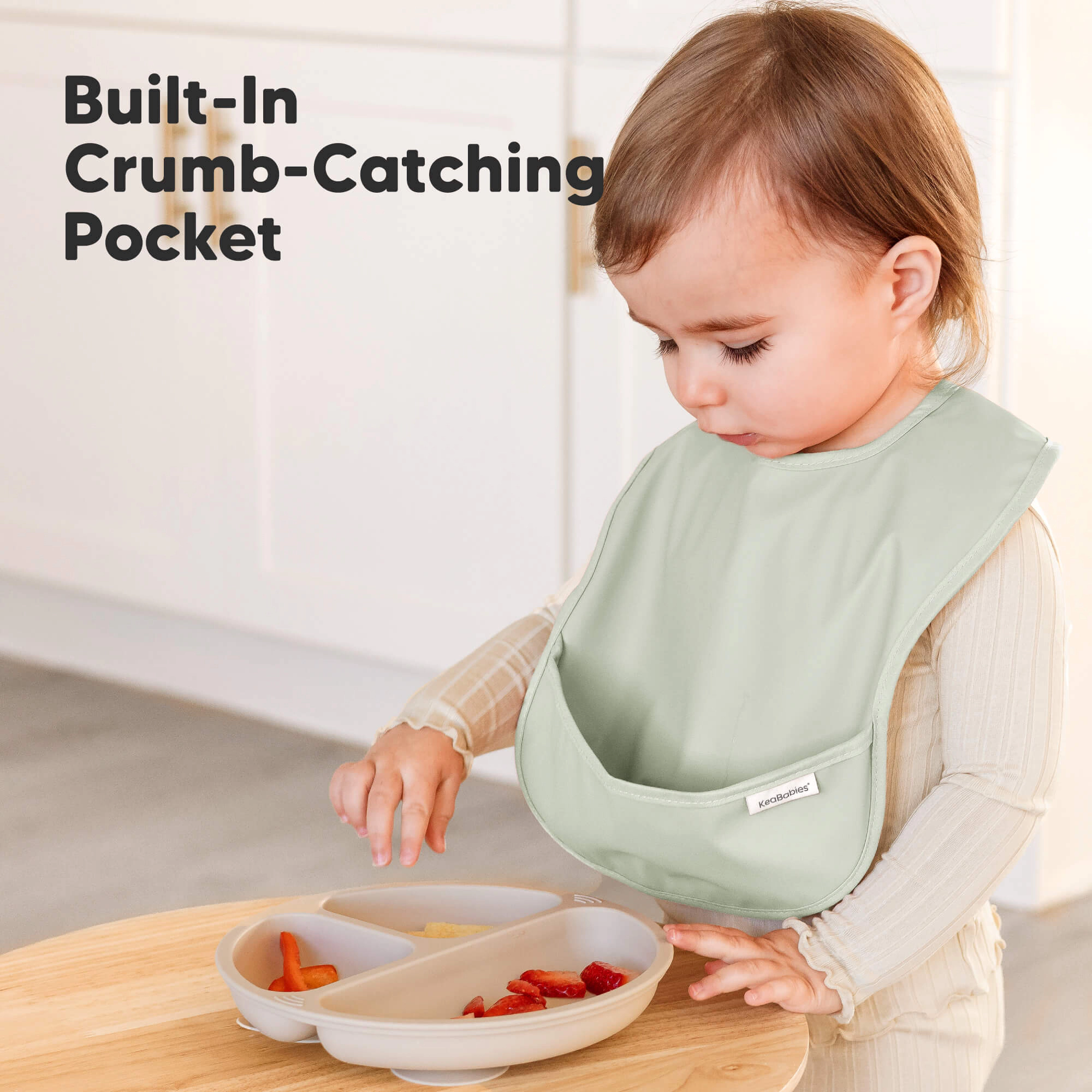KeaBabies 3-Pack Presto Waterproof Bibs