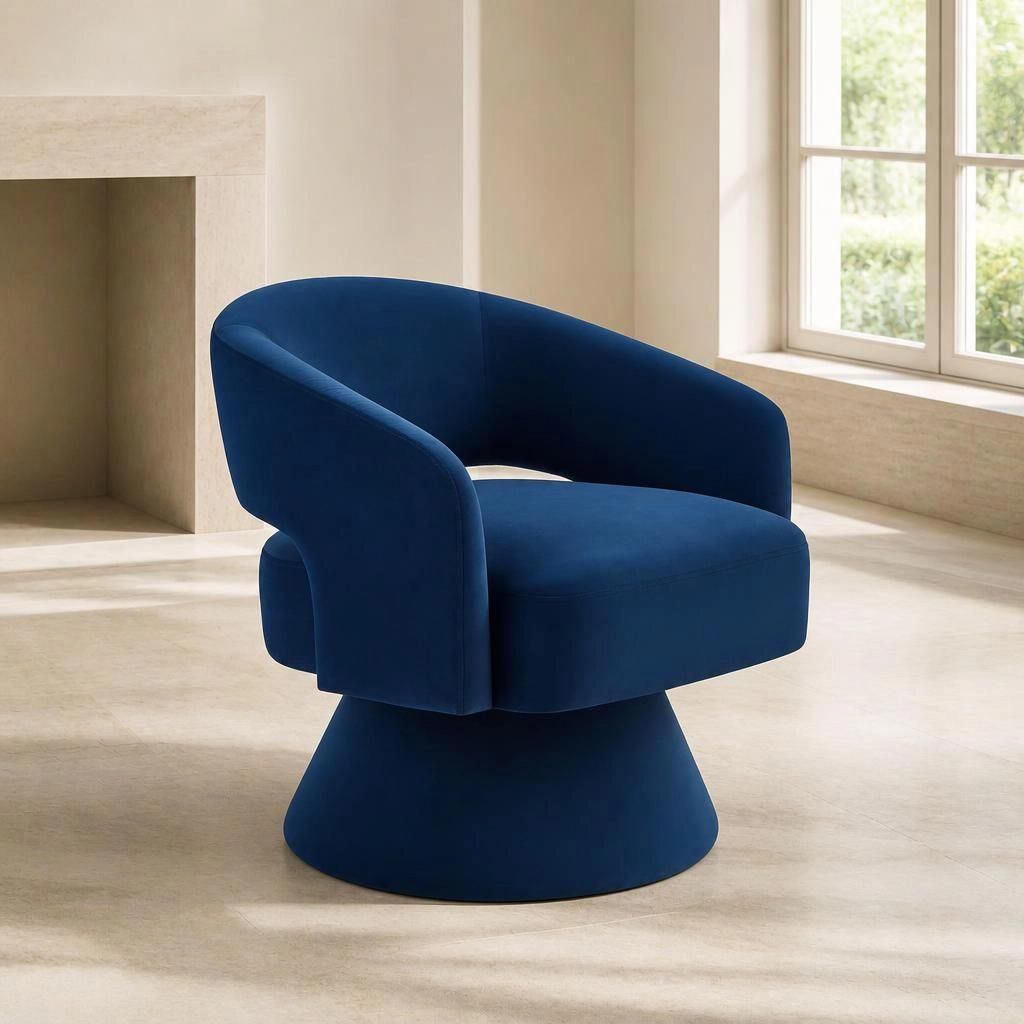 GOODSILO Soft Upholstered Velvet Accent Chair