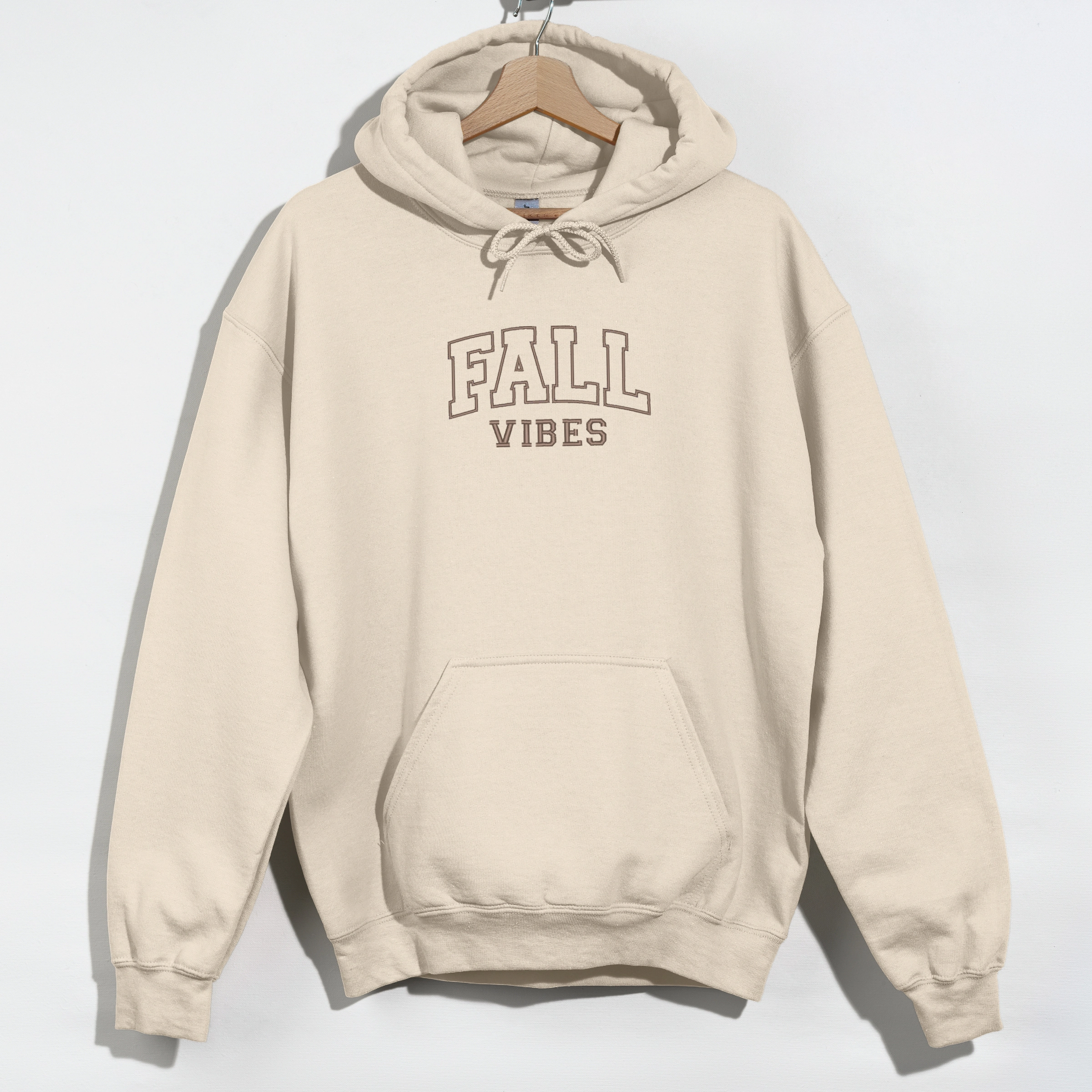 Simply Sage Market - Women's Graphic Hoodie Embroidered Fall Vibes Outline