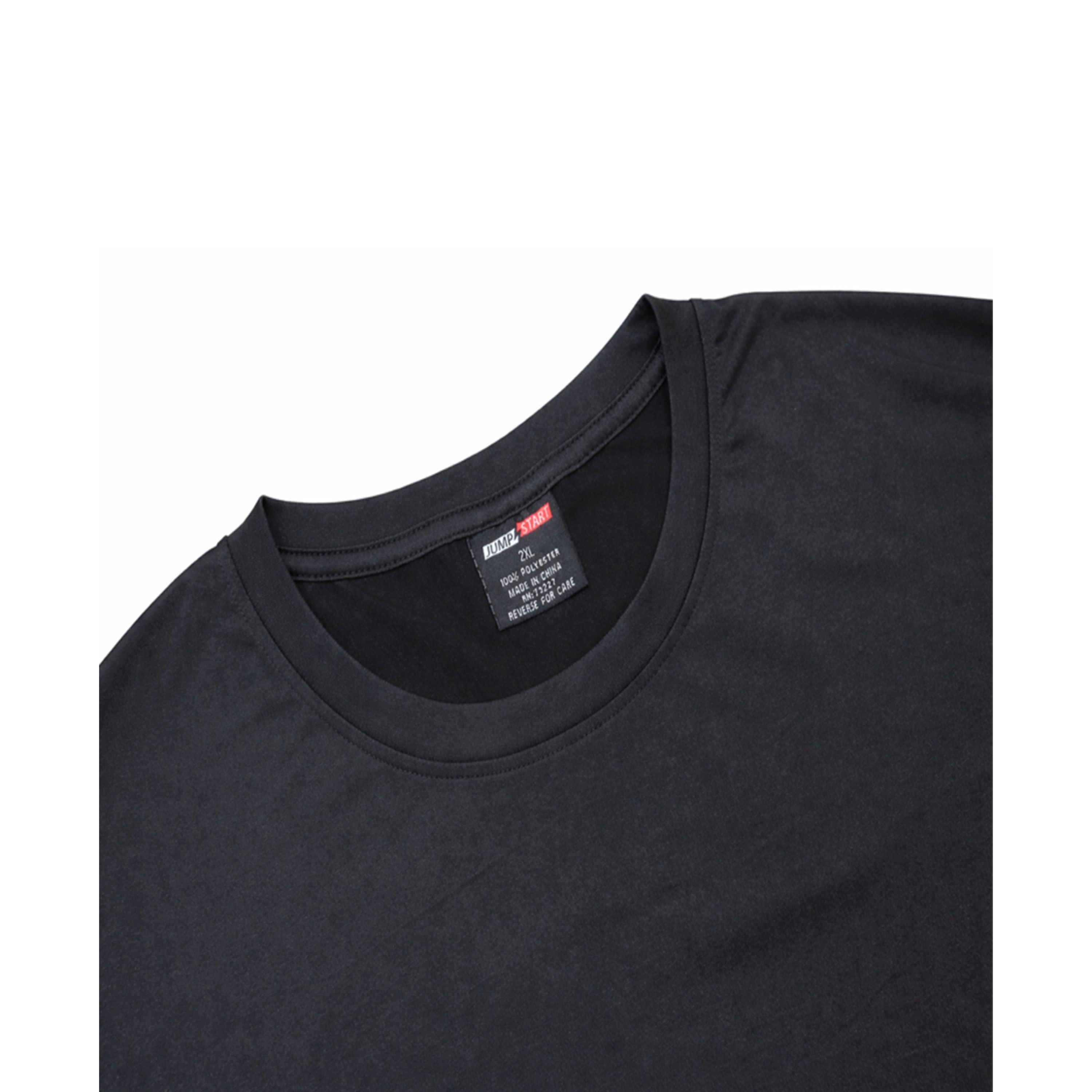Jump Start Men's Poly Tech Short Sleeve Crew Neck Tee-3 Pack