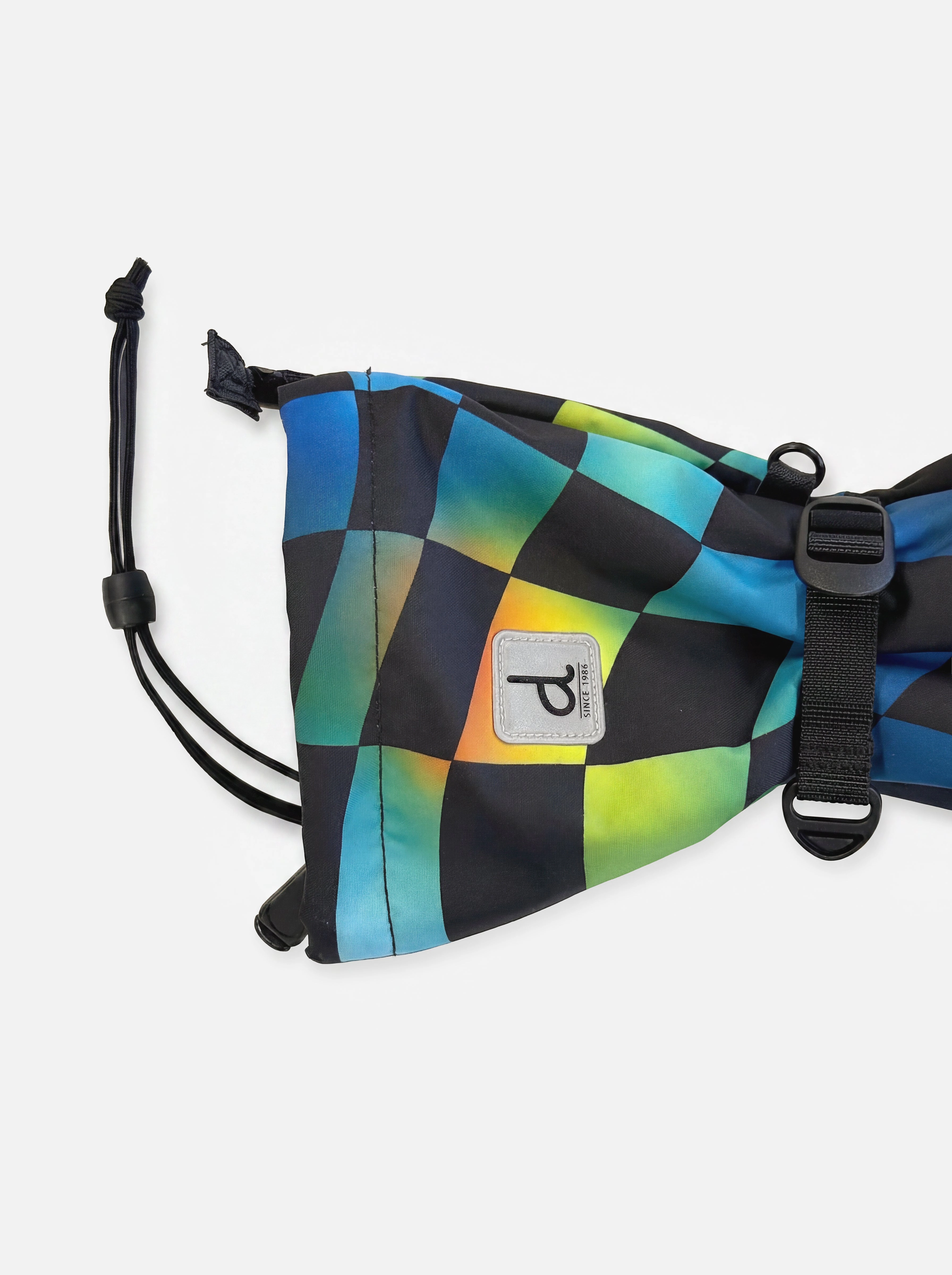 Deux par Boys Teknik Checkered Print Cordura-Reinforced Winter Mittens