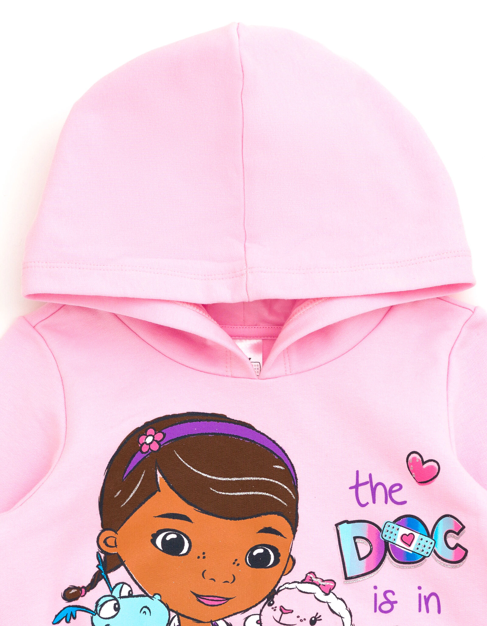 Disney Doc Mcstuffins Girls' Fleece Pullover Hoodie