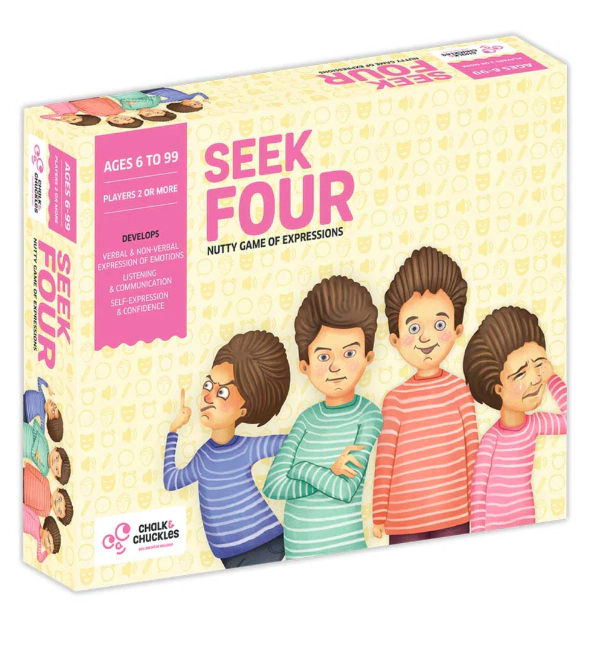 Chalk & Chuckles Seek Four Game - 2 or More Players