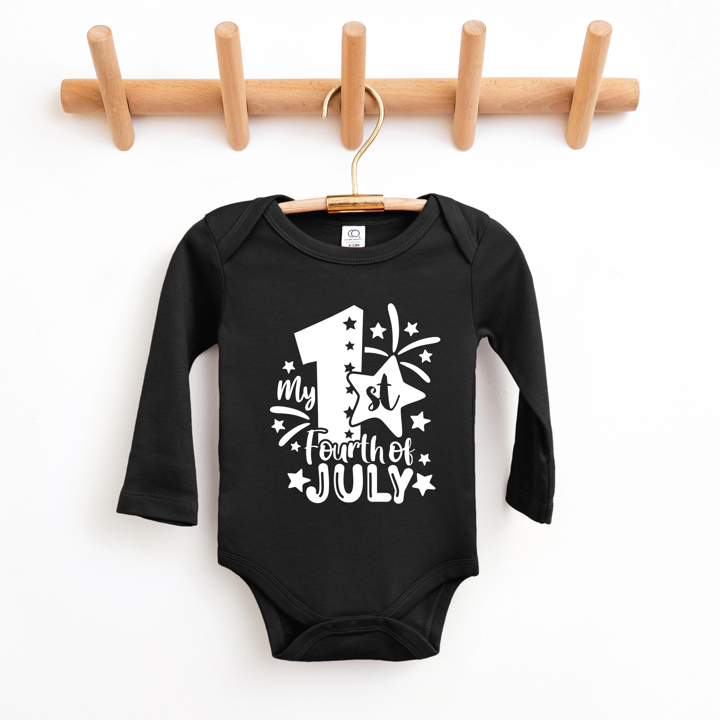 The Juniper Shop - My 1st Fourth Of July Baby Long Sleeve Bodysuit