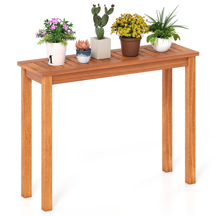 Hivvago Wooden Plant Stand Flower Pot Holder Display Shelf