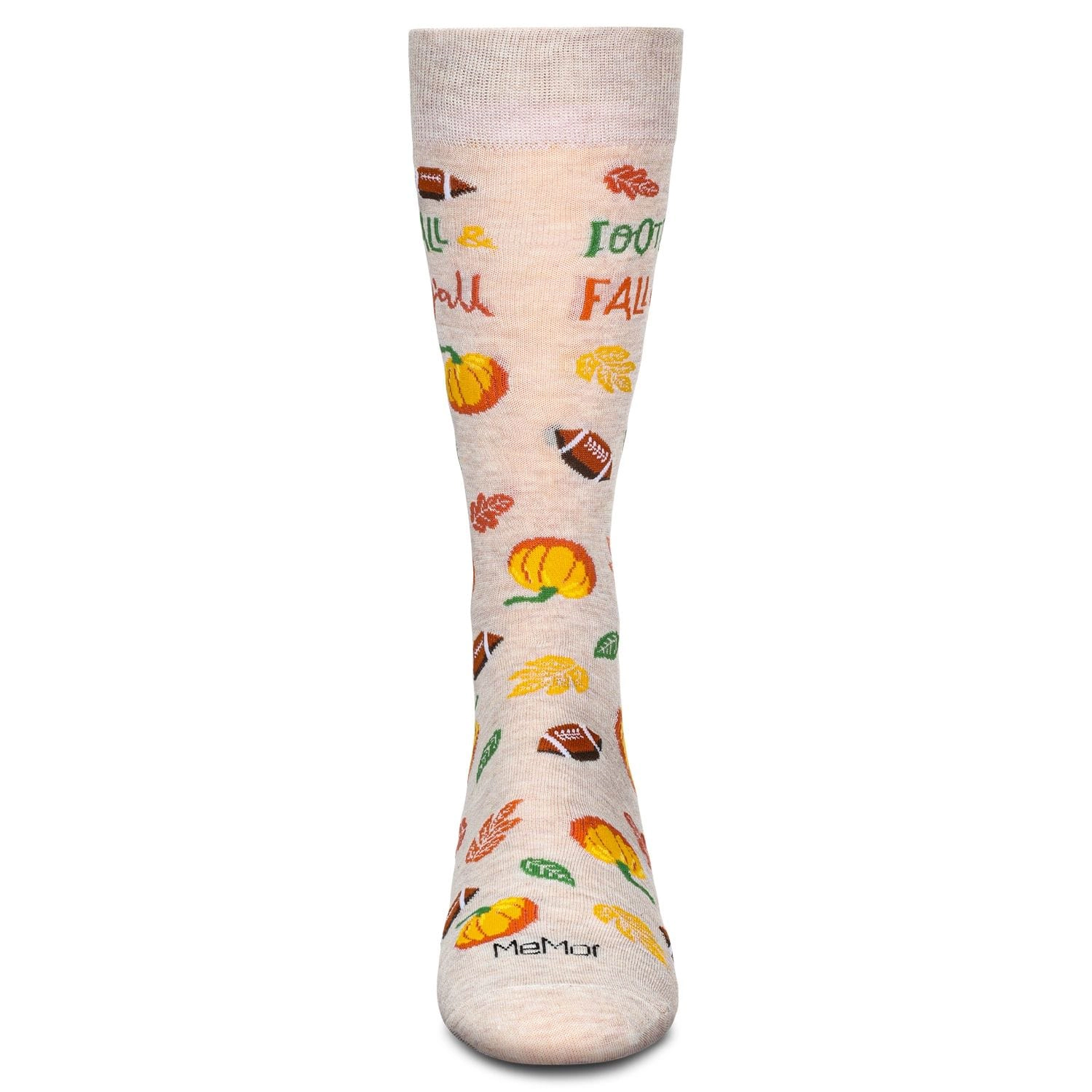 MeMoi Men's Football & Fall Bamboo Crew Socks
