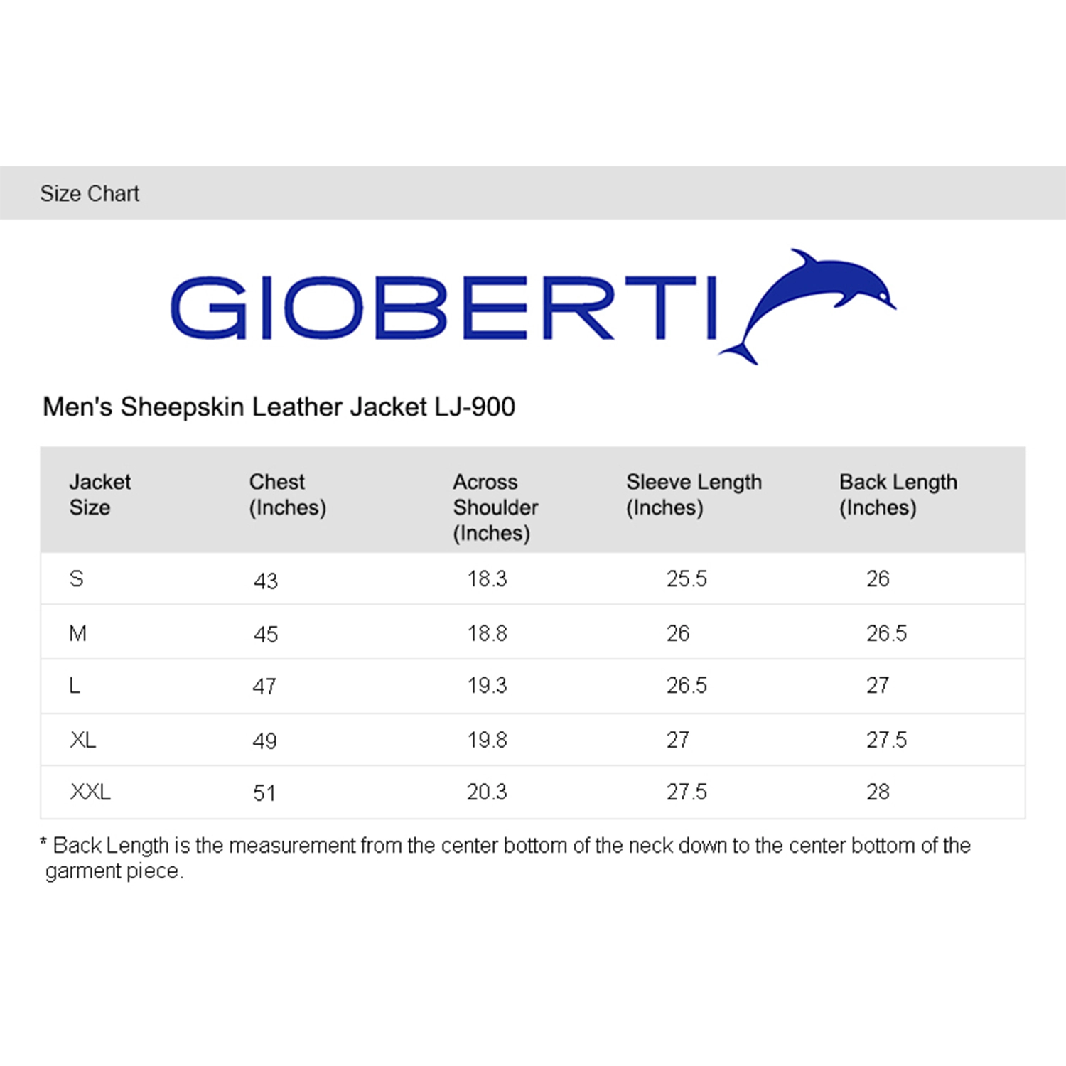 Gioberti Men's Sheepskin Classic Style Leather Jacket