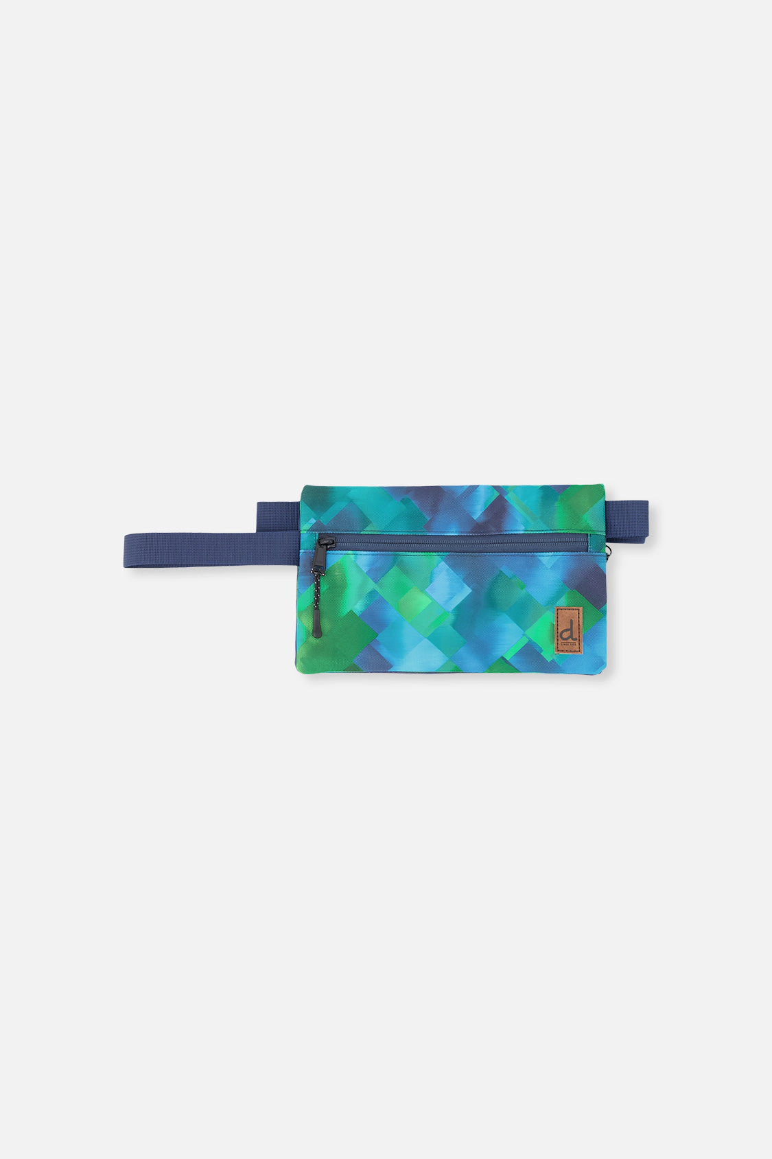 Deux par Deux Boys Diamond Print Double-Compartment Pencil Case