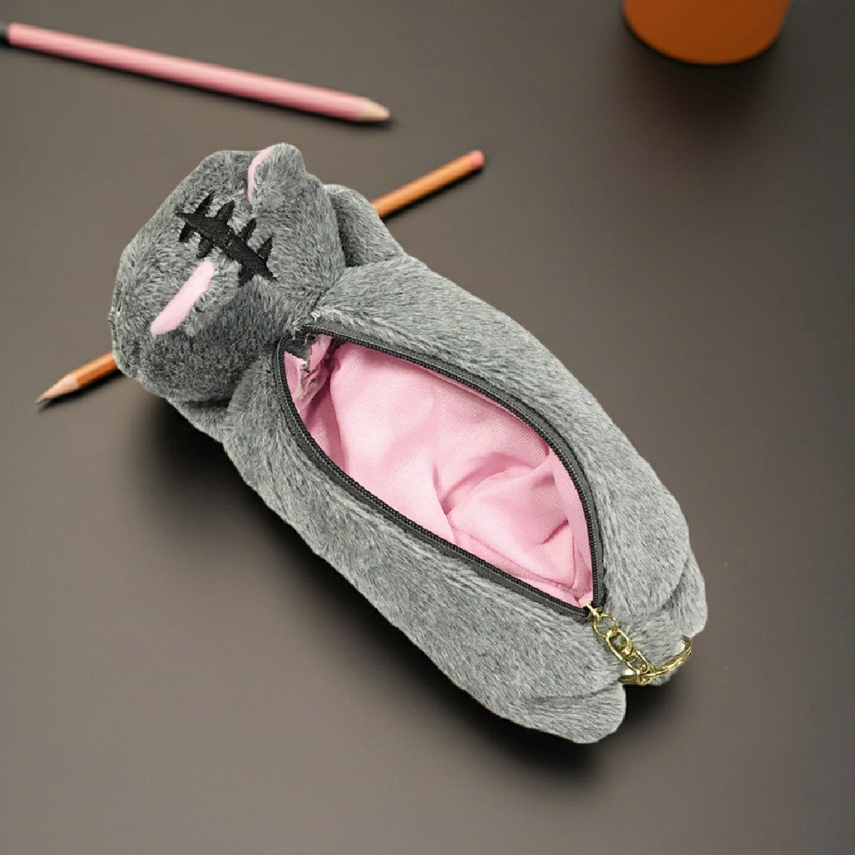 Wrapables Plush Cat Pencil Pouch