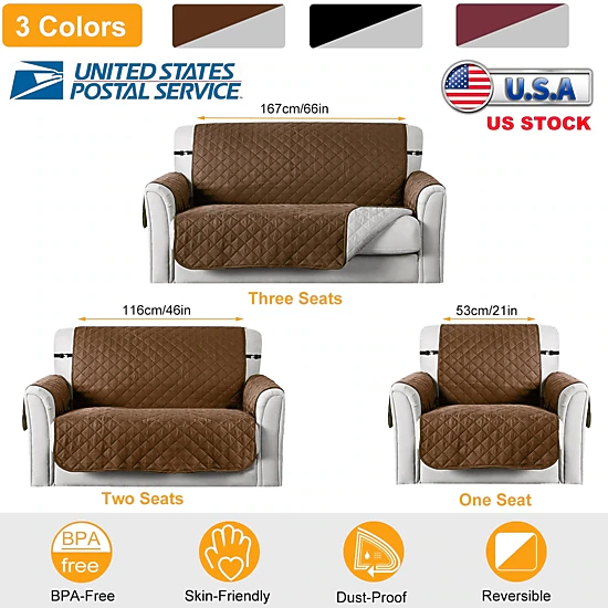 GBruno Reversible Water-Resistant Sofa Cover