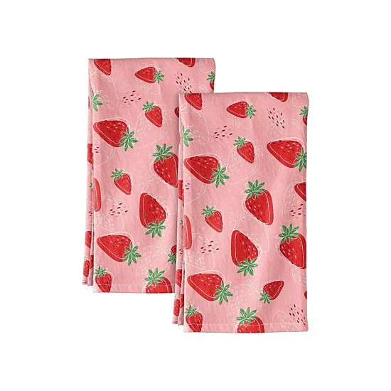 Stock Preferred Pack of 2 18x26 Inch Cotton Flour Sack Kitchen Towels 150 GSM