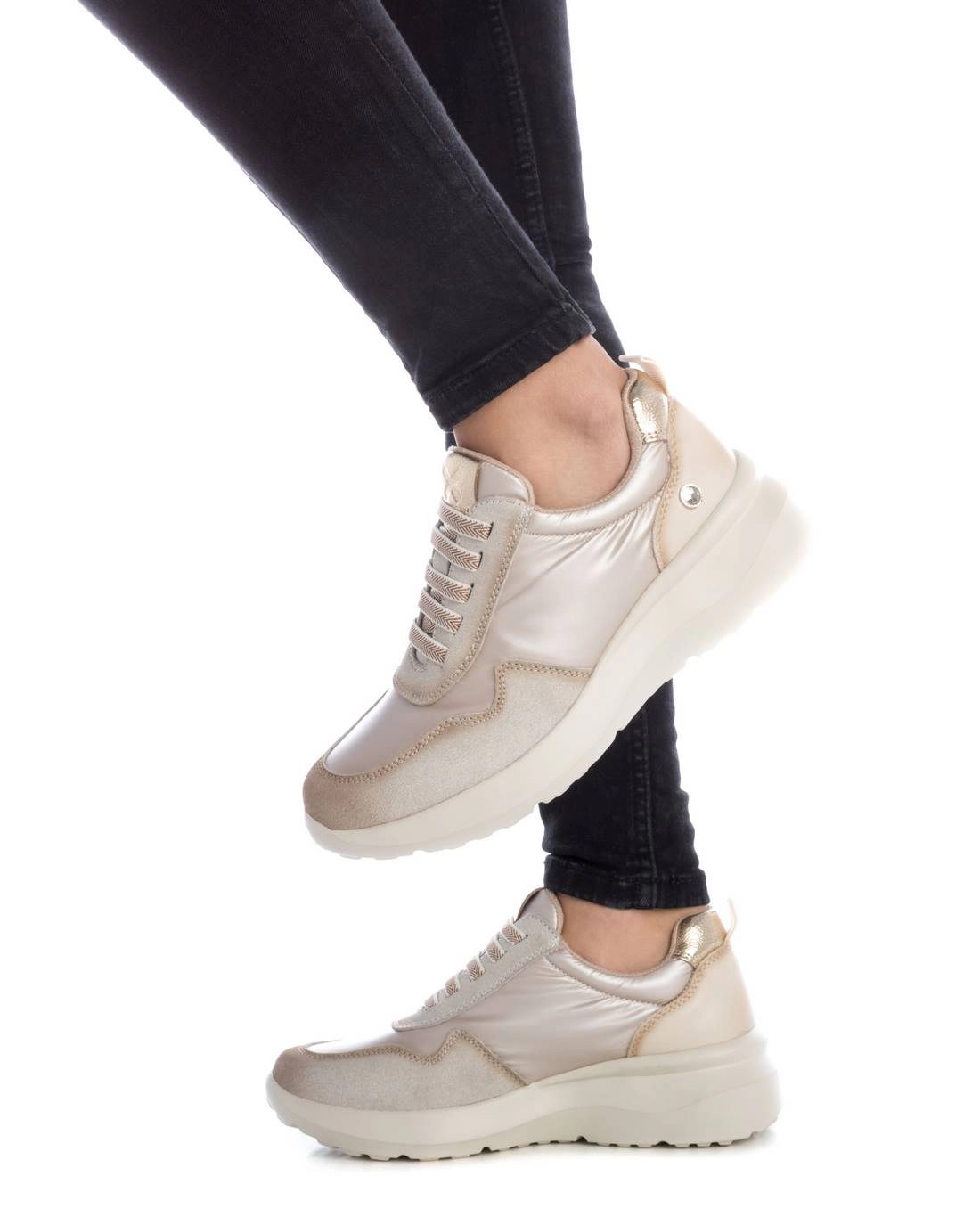 XTI Women's Sneakers Heel, Slip-On Casual Shoes