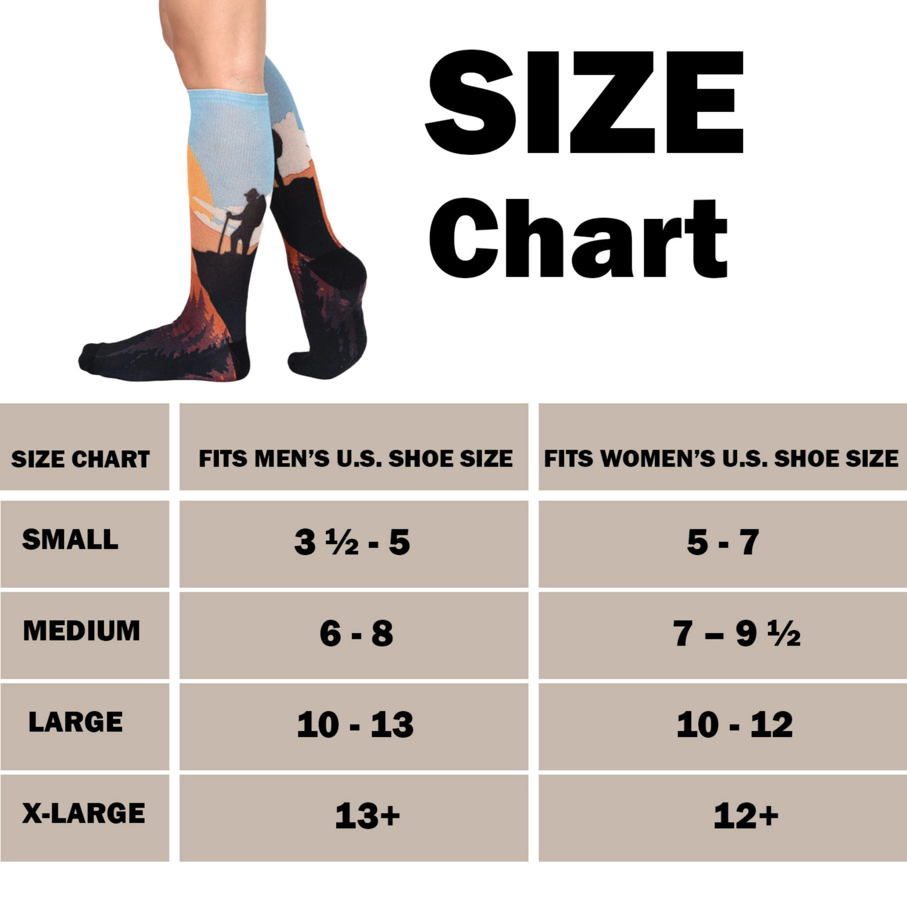Wear Sierra CoolMax Sun Set Design Women's Knee-High 2 Pair Pack Socks