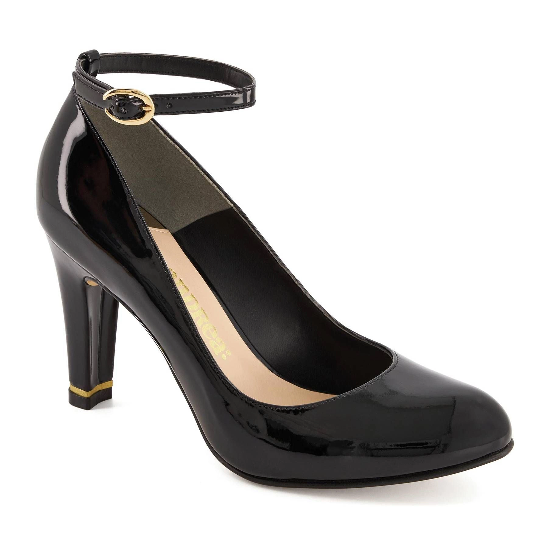 Andrea High Heels, Ankle Buckle Strap