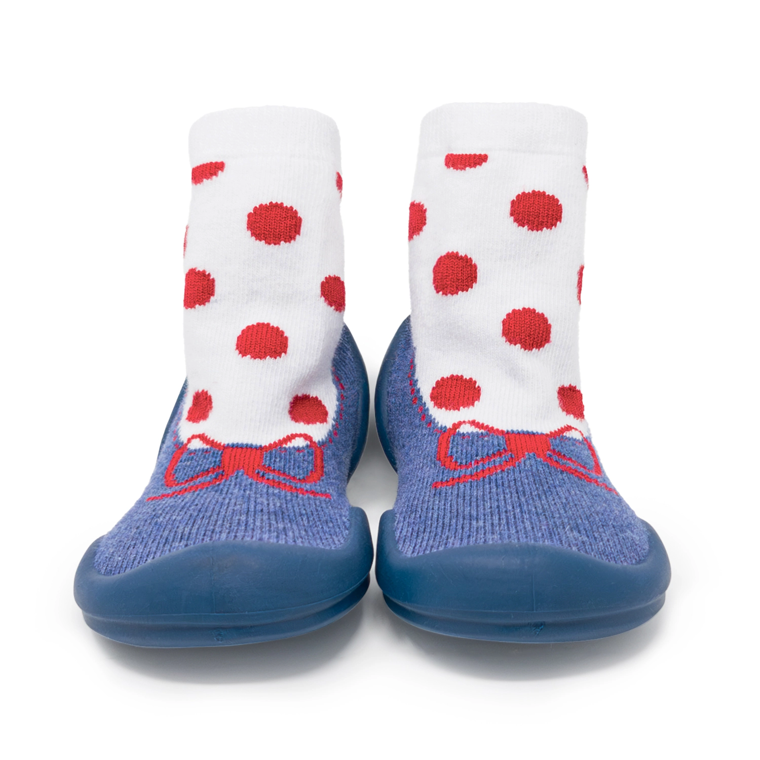 Komuello Toddler Girl First Walk Sock Shoes - Snow White