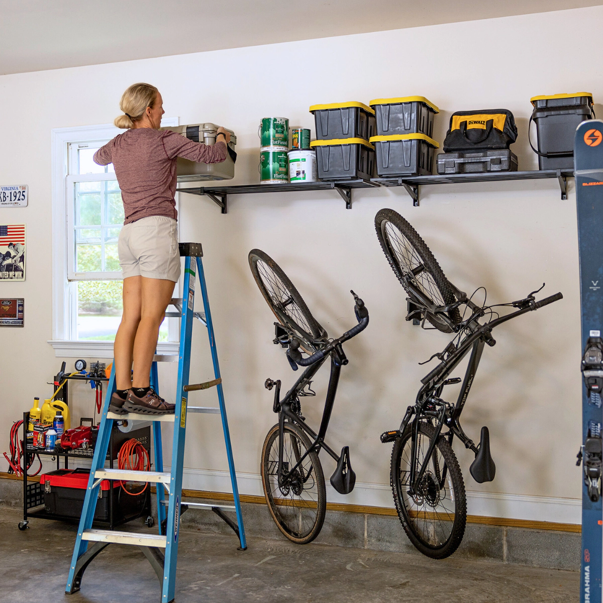 StoreYour 1' x 4' Bristol Garage Wall Mount Shelves, 2 Pack