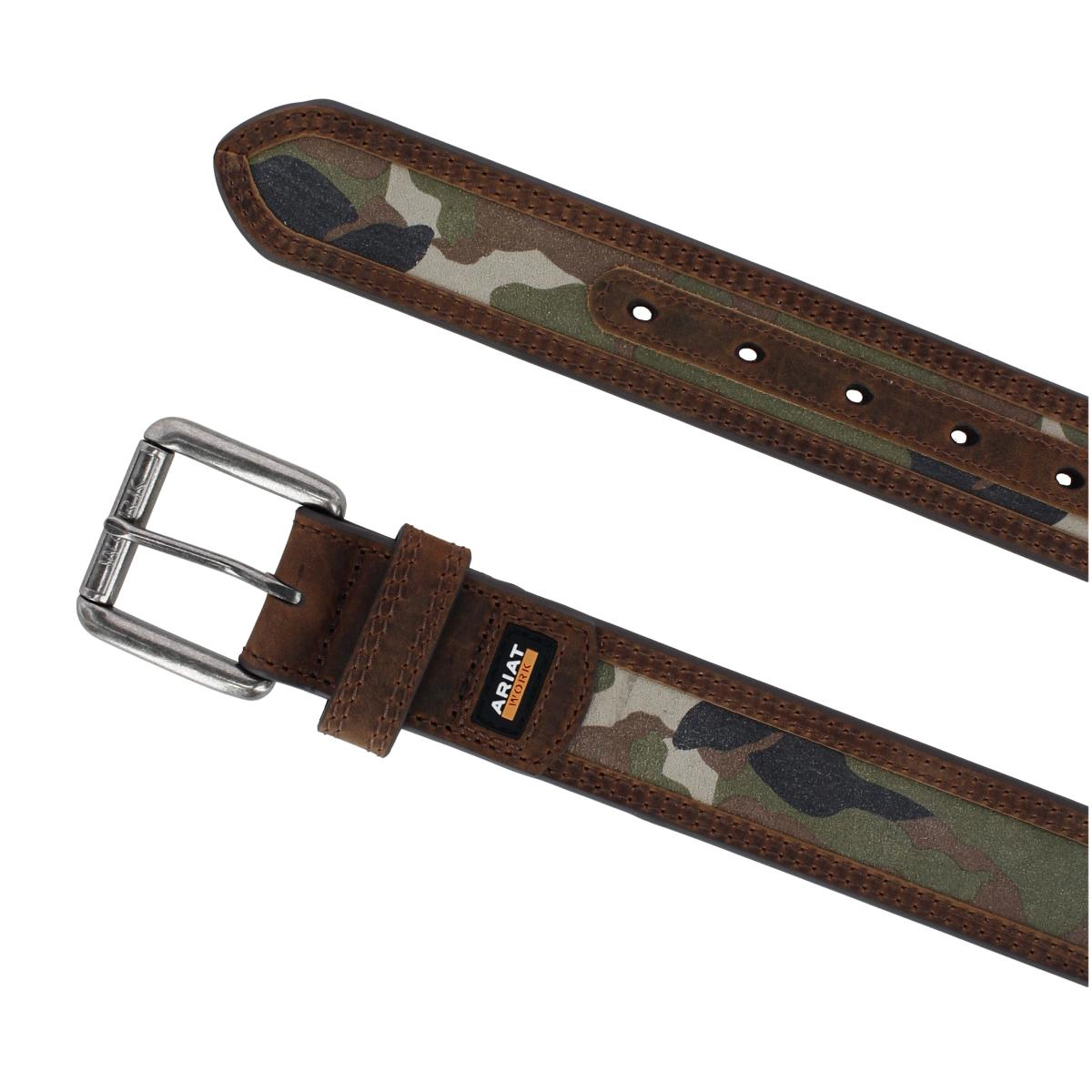 Ariat Men's Camo Ribbon Work Belt with Roller Buckle