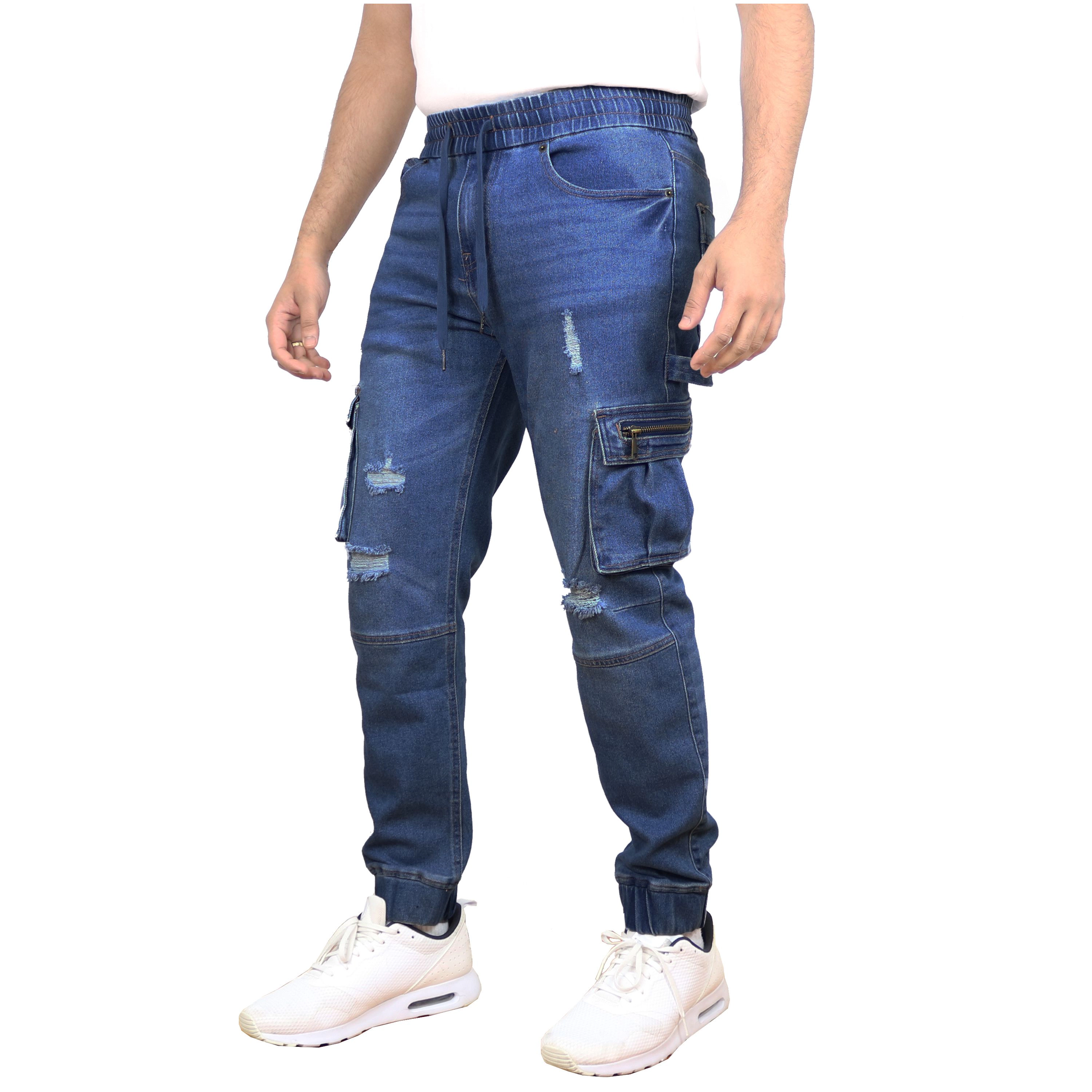 Blue Ice Men’s Stretch Cargo Carpenter Jean Jogger