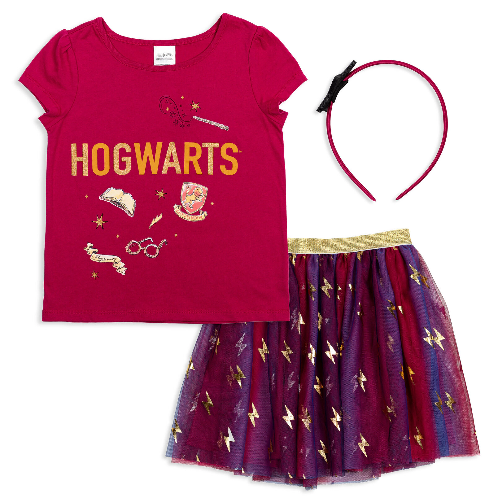 Harry Potter Girls' T-Shirt and Skirt Set