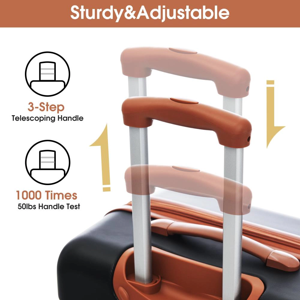 Hivvago Durable Hardshell Suitcase Set with TSA Lock