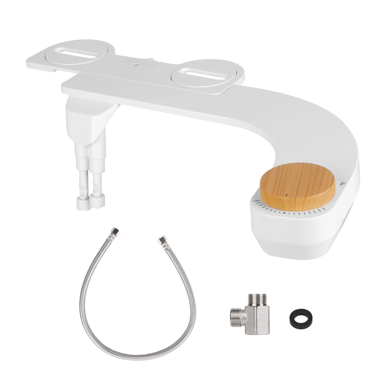 GBruno Non-Electric Dual Nozzle Bidet Attachment