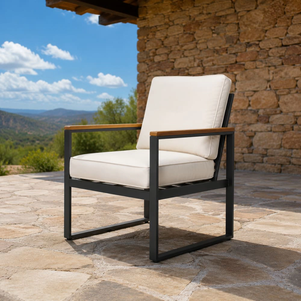 WOW PIONEER Durable Outdoor Patio Chair