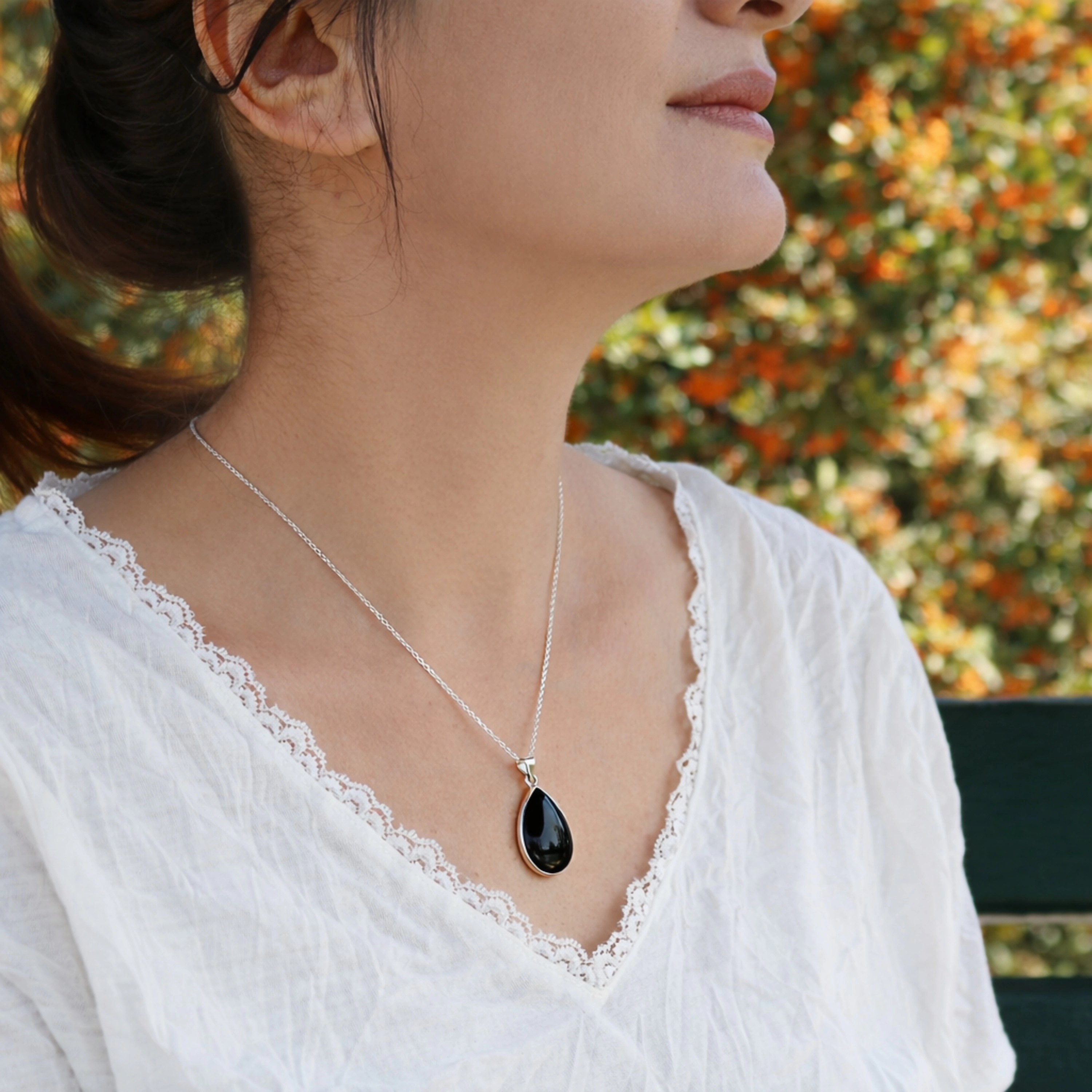 Wear Sierra Unisex Sterling Silver Handmade Pendant Necklace