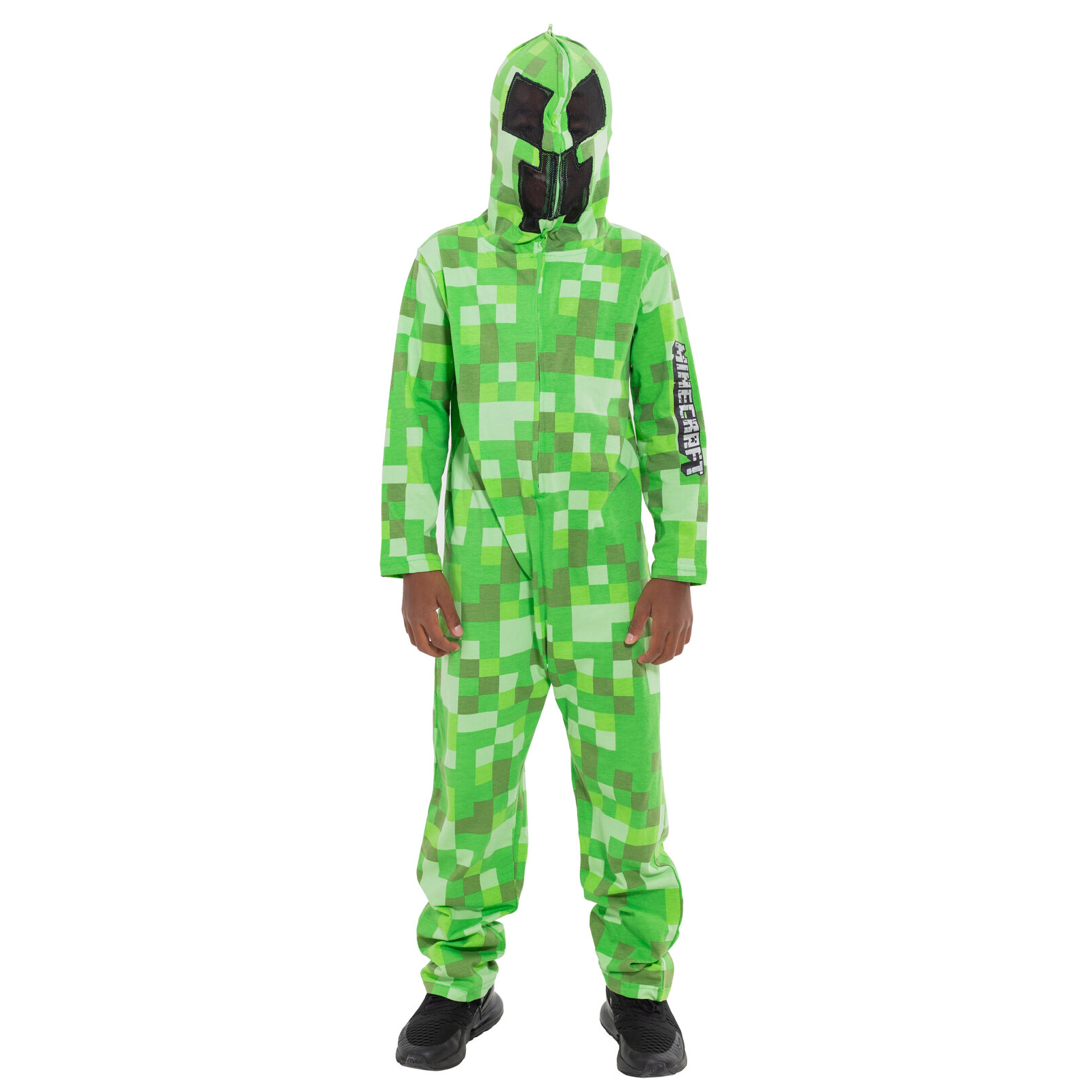 Minecraft Creeper Cosplay Hooded One Piece