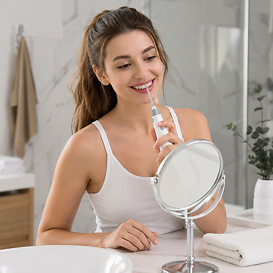 Pursonic Unisex Smile Pro Bundle: Professional Oral Irrigator + USB Rechargeable Rotary Toothbrush