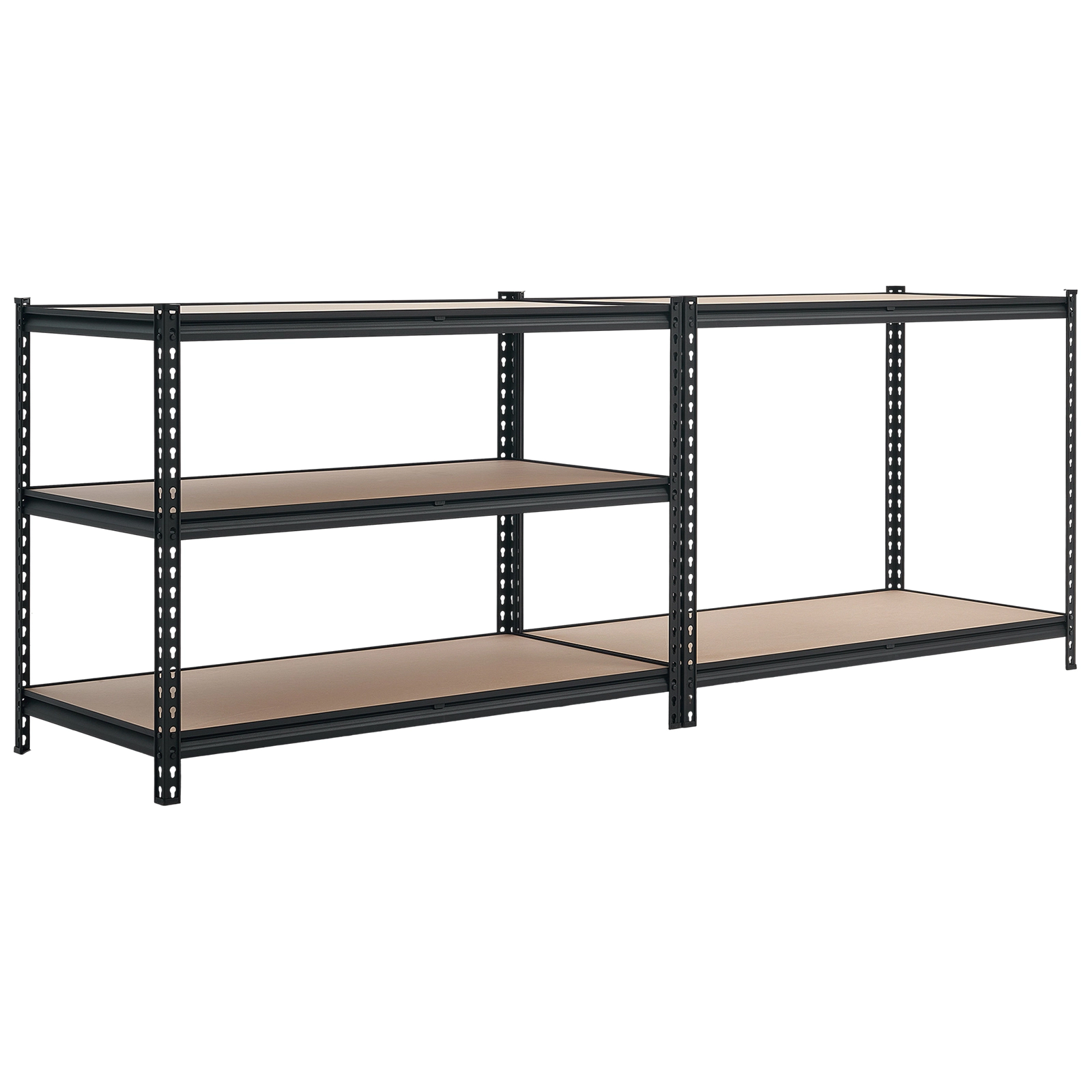 Flynama 5 Tier 48.4 x 24.4 x 71.4 in Shelves 3000 LBS Adjustable Heavy Duty Utility Rack for Garage Workshop Warehouse