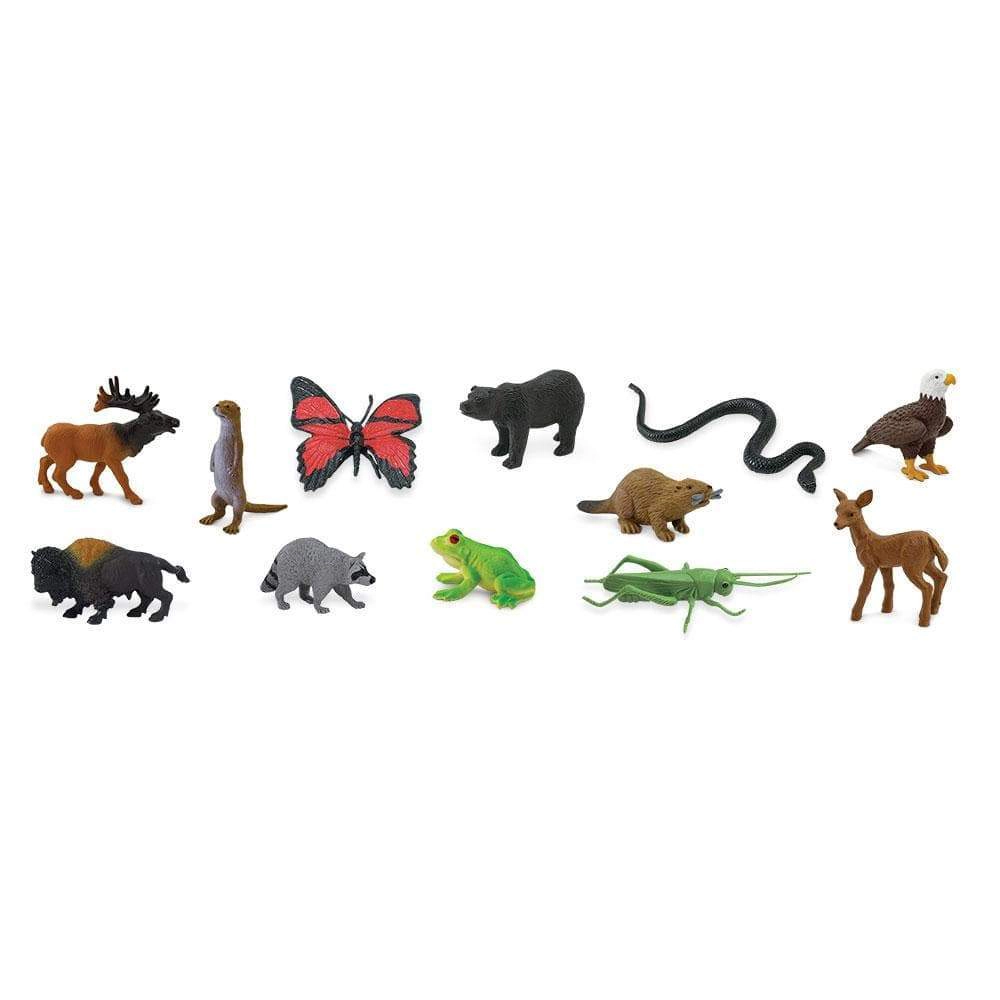 Safari Ltd. - In the Woods TOOB - contains 12 Mini Figurines